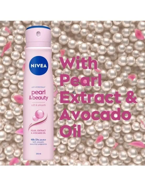 Nivea Deodorant Aerosol Pearl & Beauty 250ml