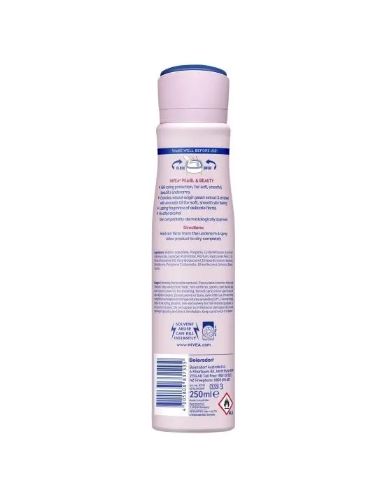 Nivea Deodorant Aerosol Pearl & Beauty 250ml