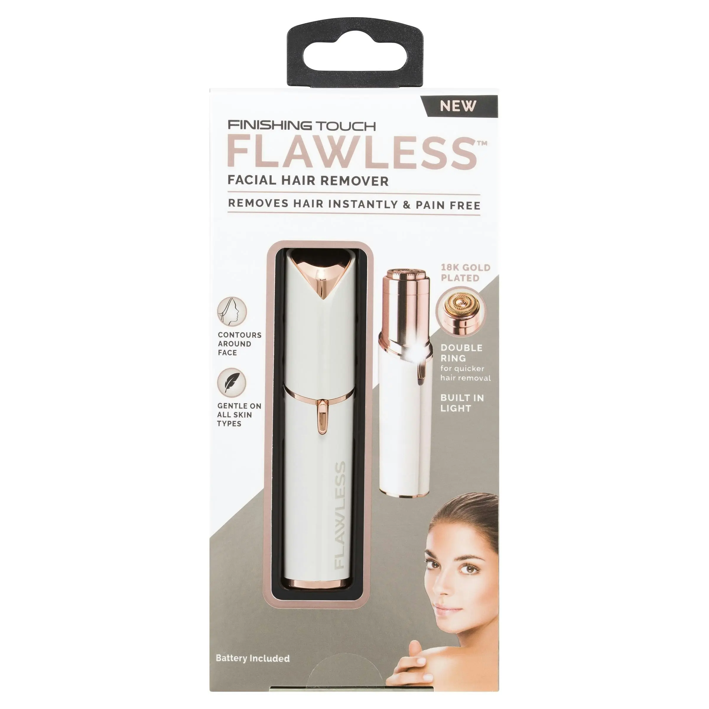 Flawless Finishing Touch Facial Hair Remover White v2