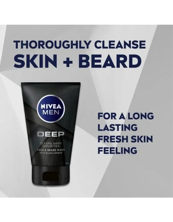 Nivea Men Face Wash Deep 100ml