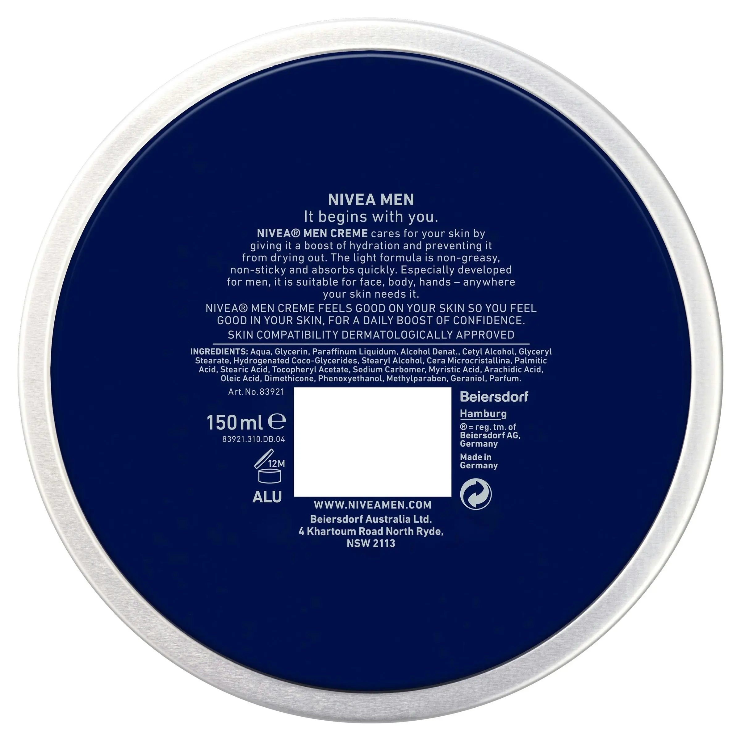 Nivea Men Creme 150 ml