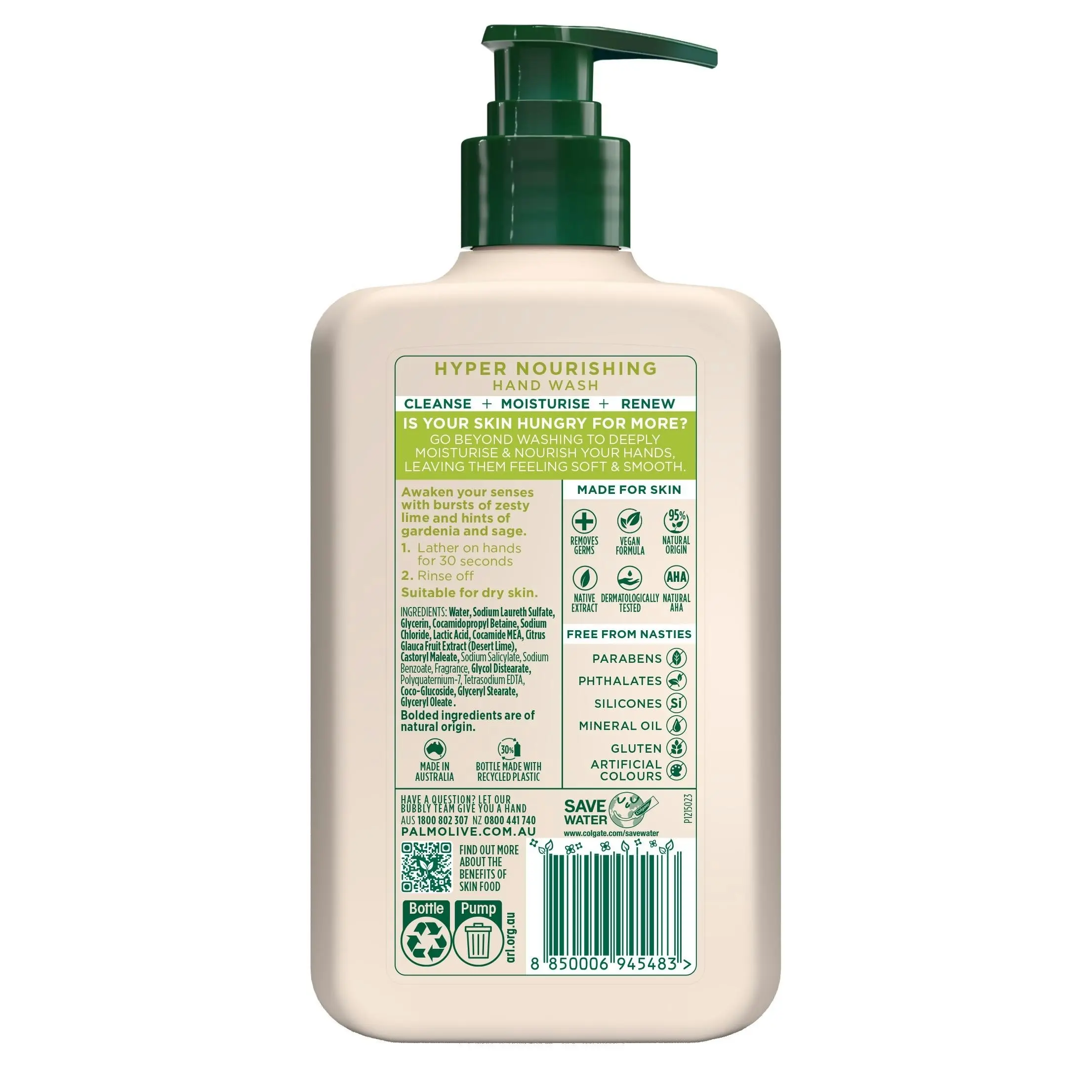 Palmolive Skin Food Desert Lime Hand Wash 500ml