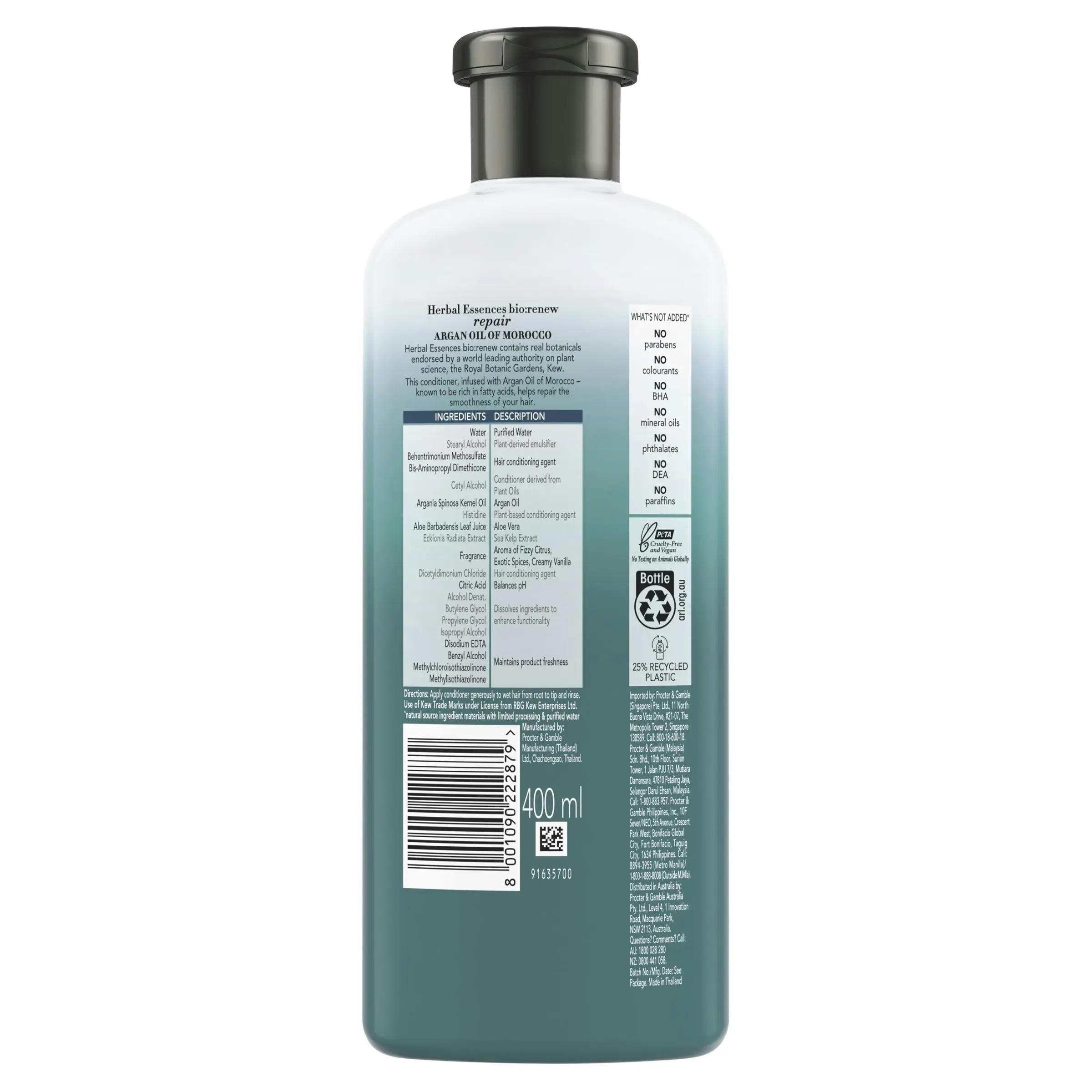 Herbal Essences Bio Renew Argan Oil of Morocco Conditioner 400mL