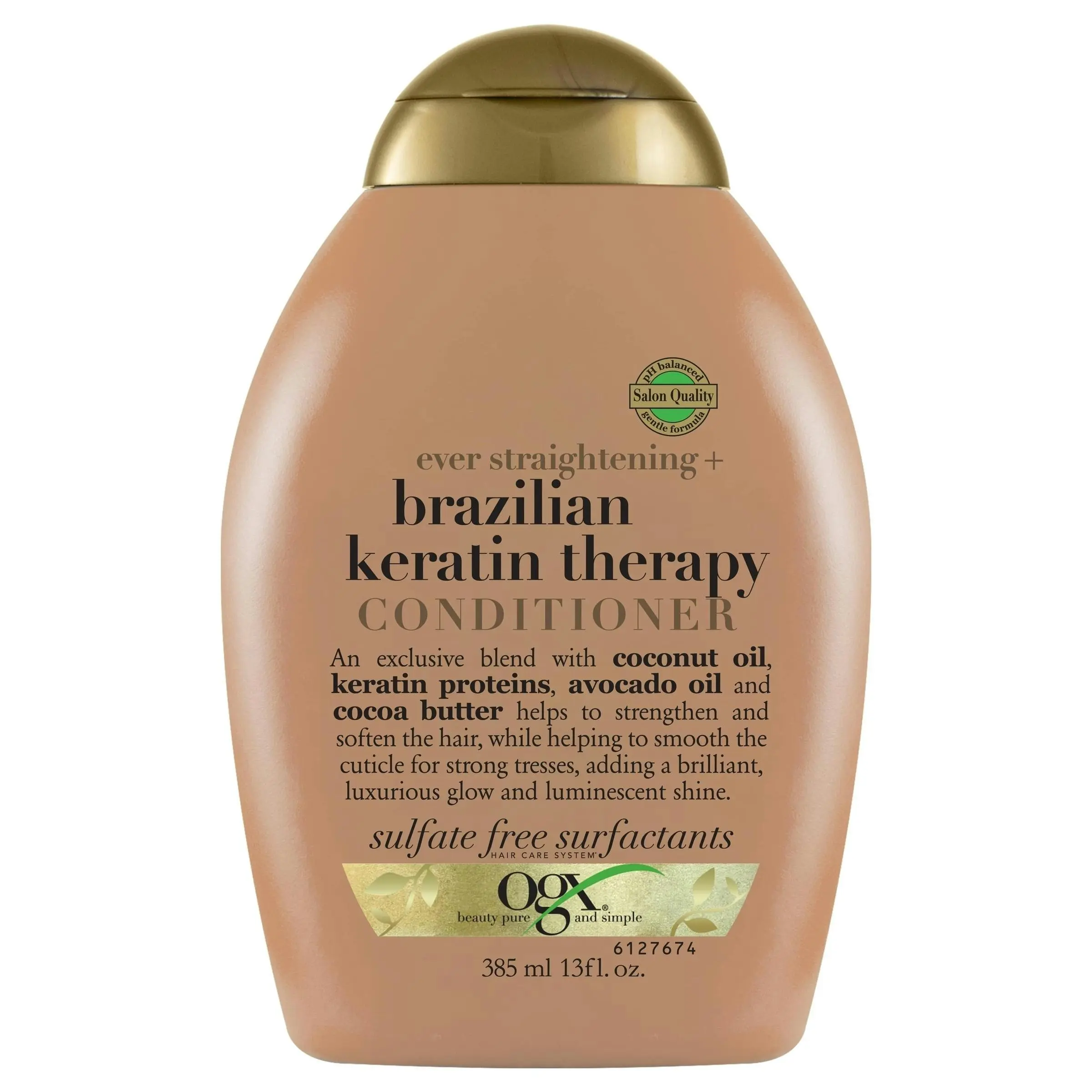 OGX Straightening Brazilian Keratin Therapy Conditioner 385mL