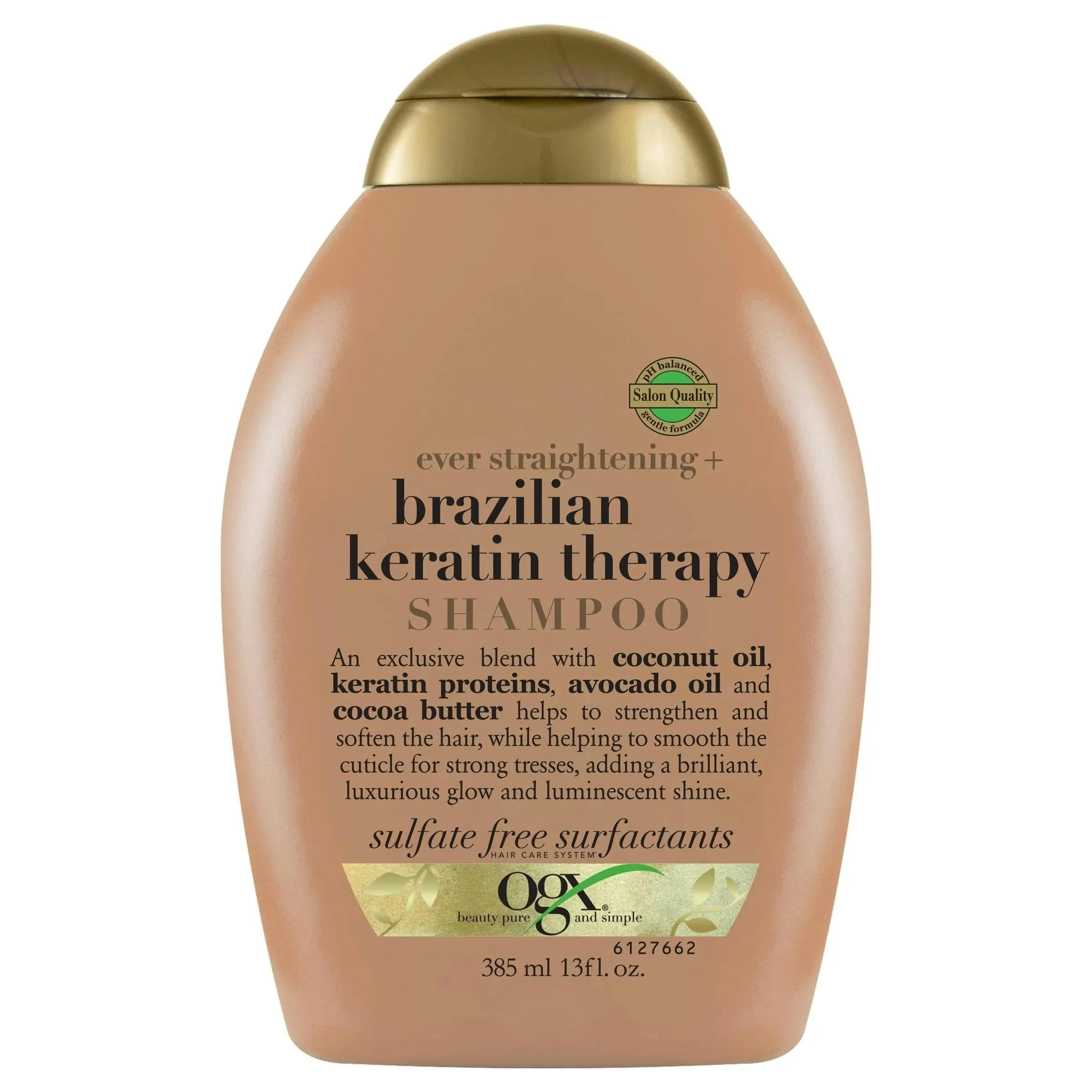 OGX Straightening Brazilian Keratin Therapy Shampoo 385mL