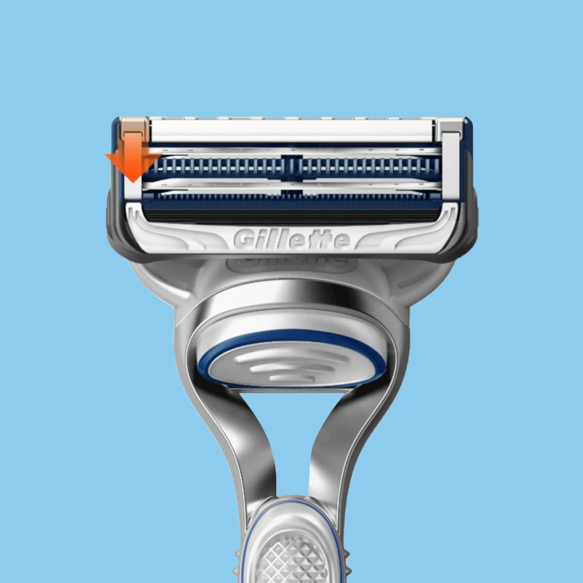 Gillette Skinguard Manual Razor + 2 Blade Refills