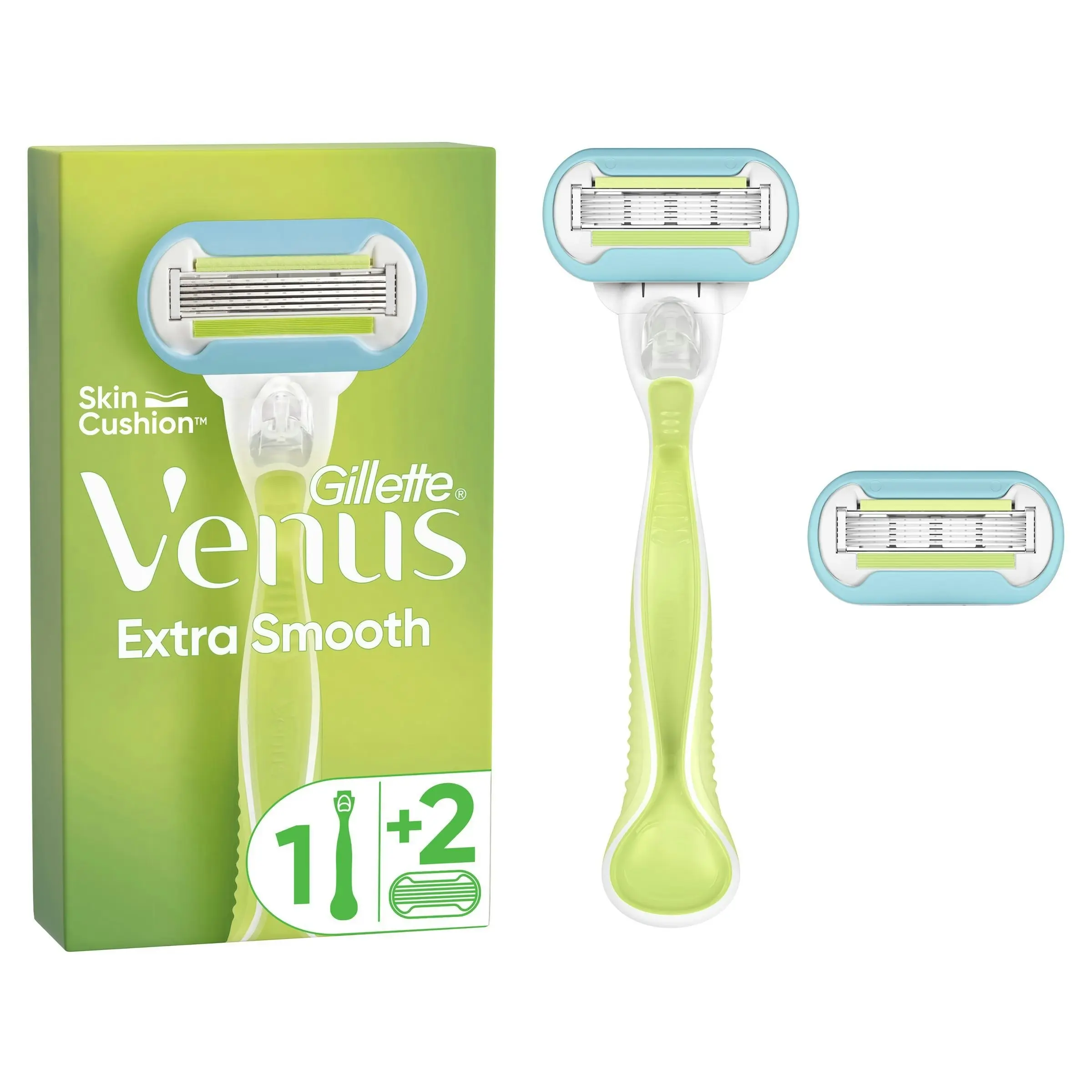 Gillette Venus Extra Smooth Razor + 2 Blade Refills