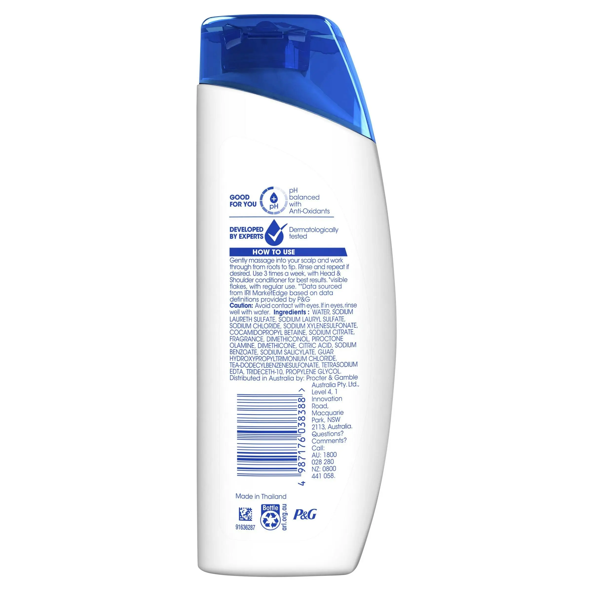 Head & Shoulders Smooth & Silky Anti Dandruff Shampoo 200mL