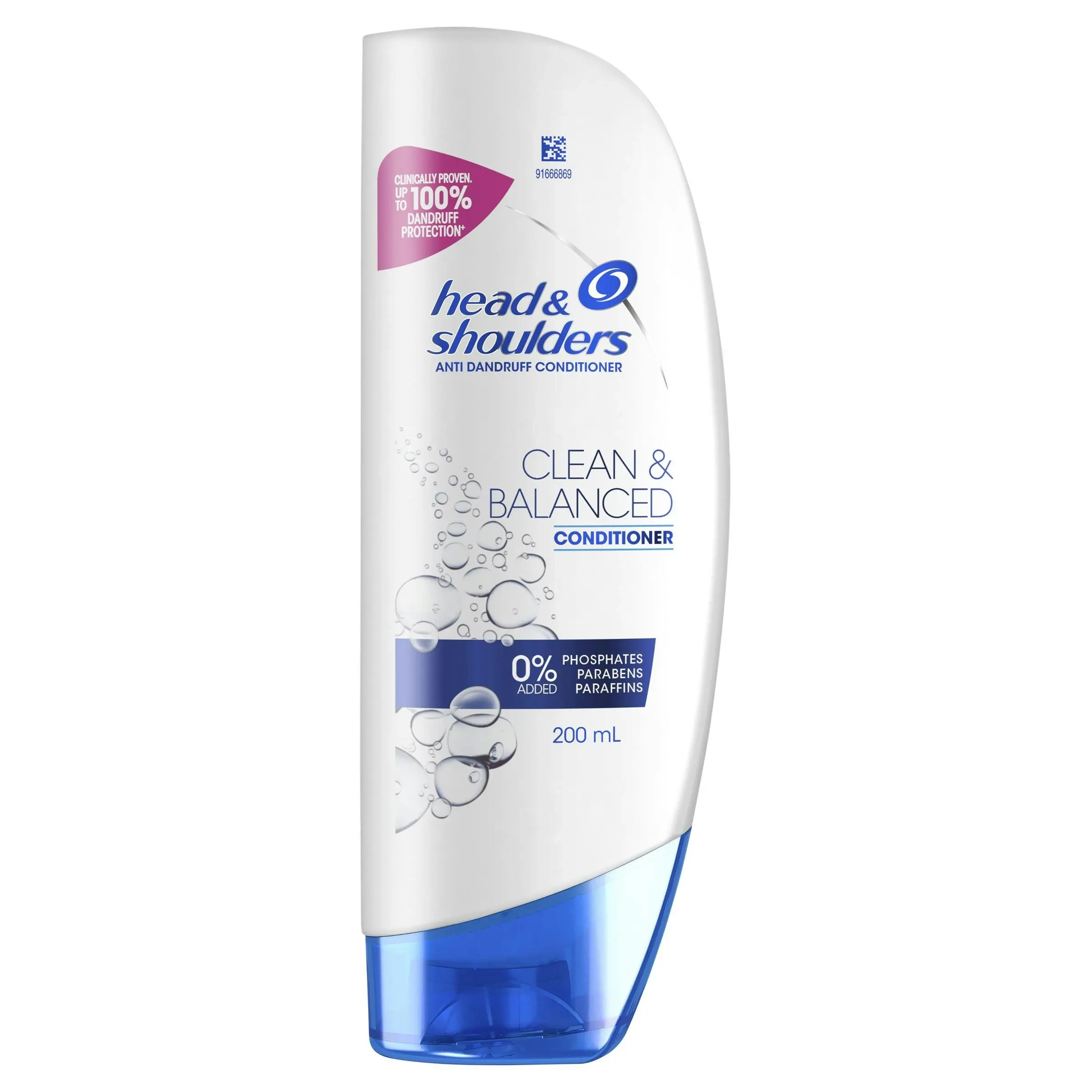 Head & Shoulders Clean & Balanced Hair & Scalp Care Anti-Dandruff Conditioner 200mL