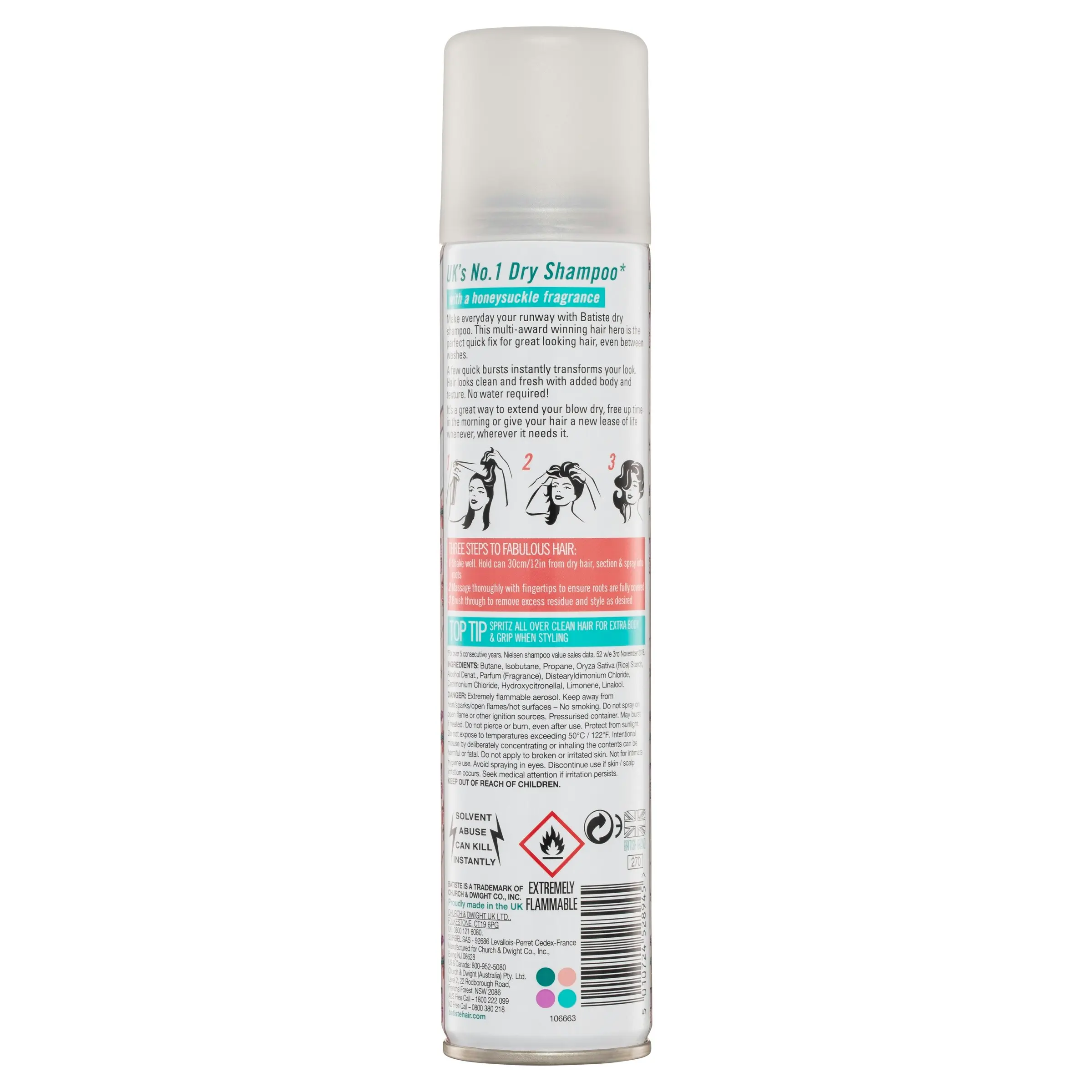 Batiste Dry Shampoo Eden Bloom 200mL