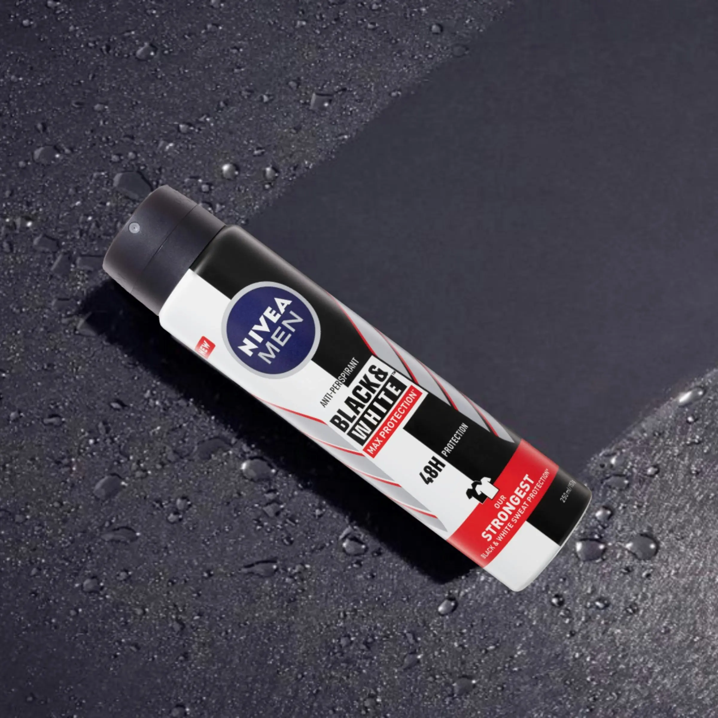 Nivea Deodorant Aerosol Men Black & White Max Protection 250ml