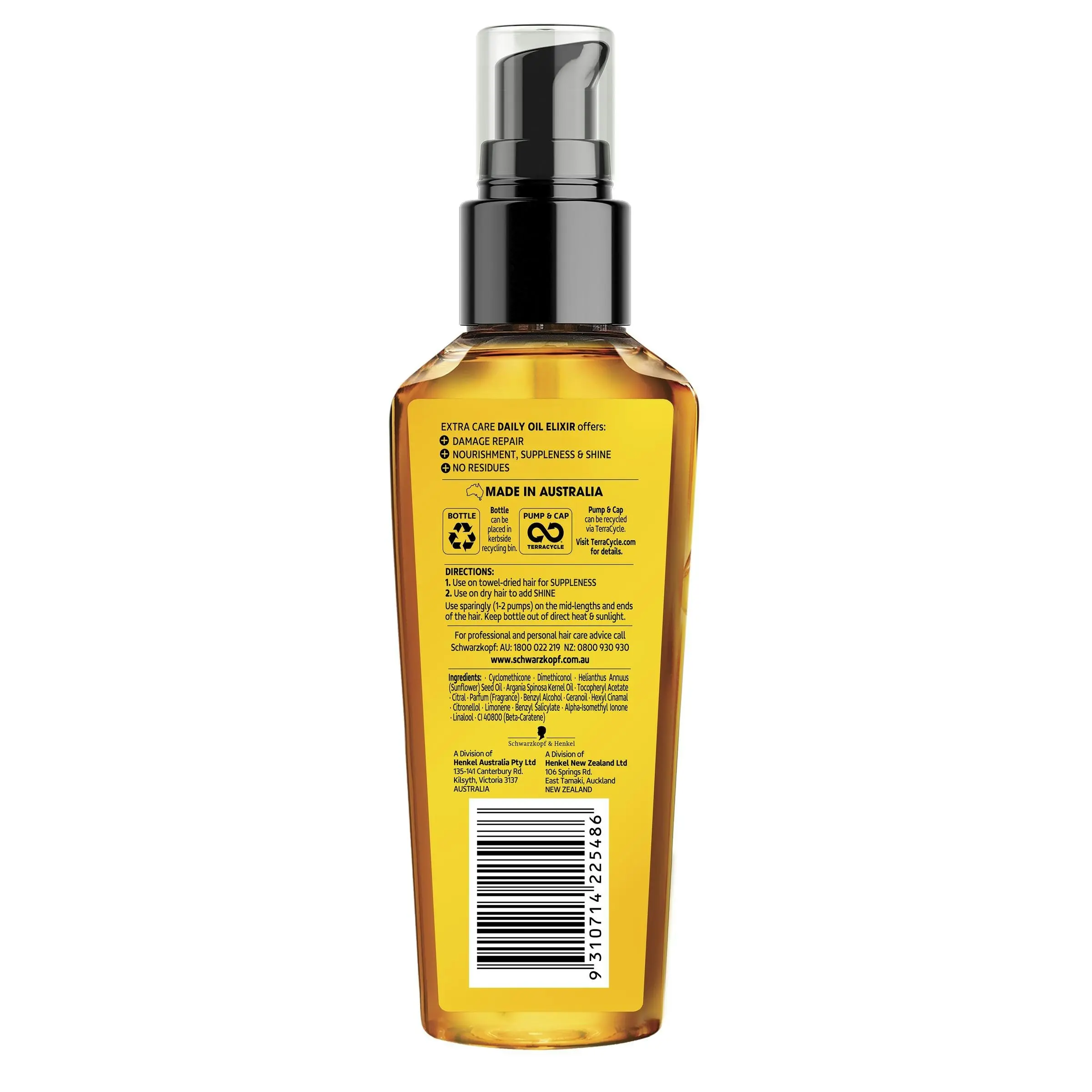 Schwarzkopf Extra Care Daily Oil Elixir 75ml