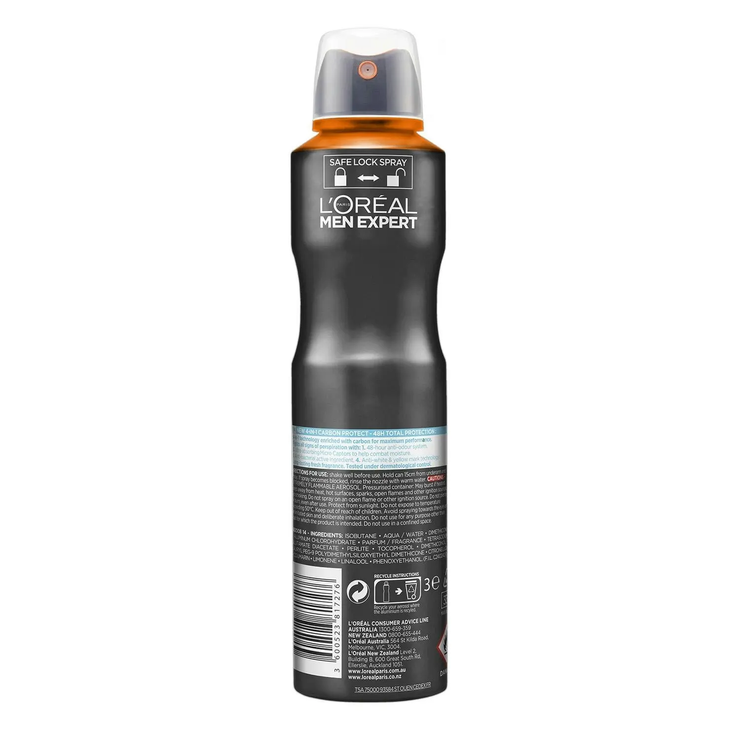 L'Oreal Men Expert Deodorant Carbon Protect 250ml