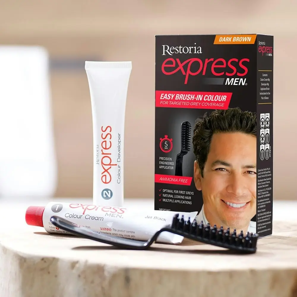 Restoria Express for Men Dark Kit Brown