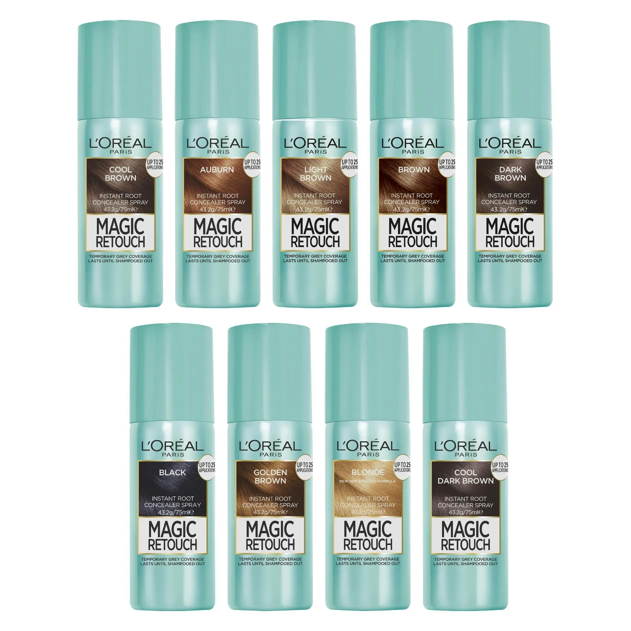 L'Oreal Magic Retouch Spray 10 Golden Brown 75mL