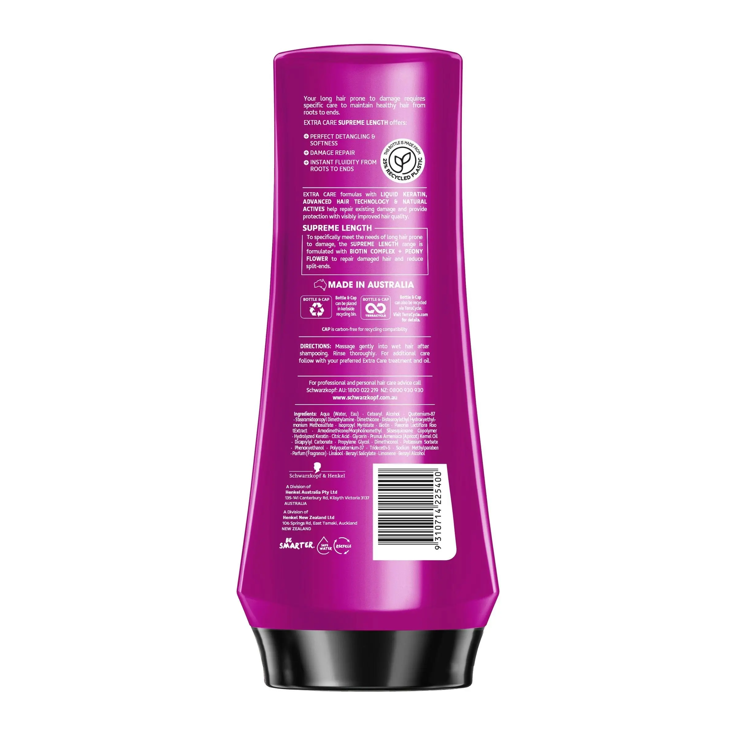 Schwarzkopf Extra Care Supreme Length Conditioner 400mL