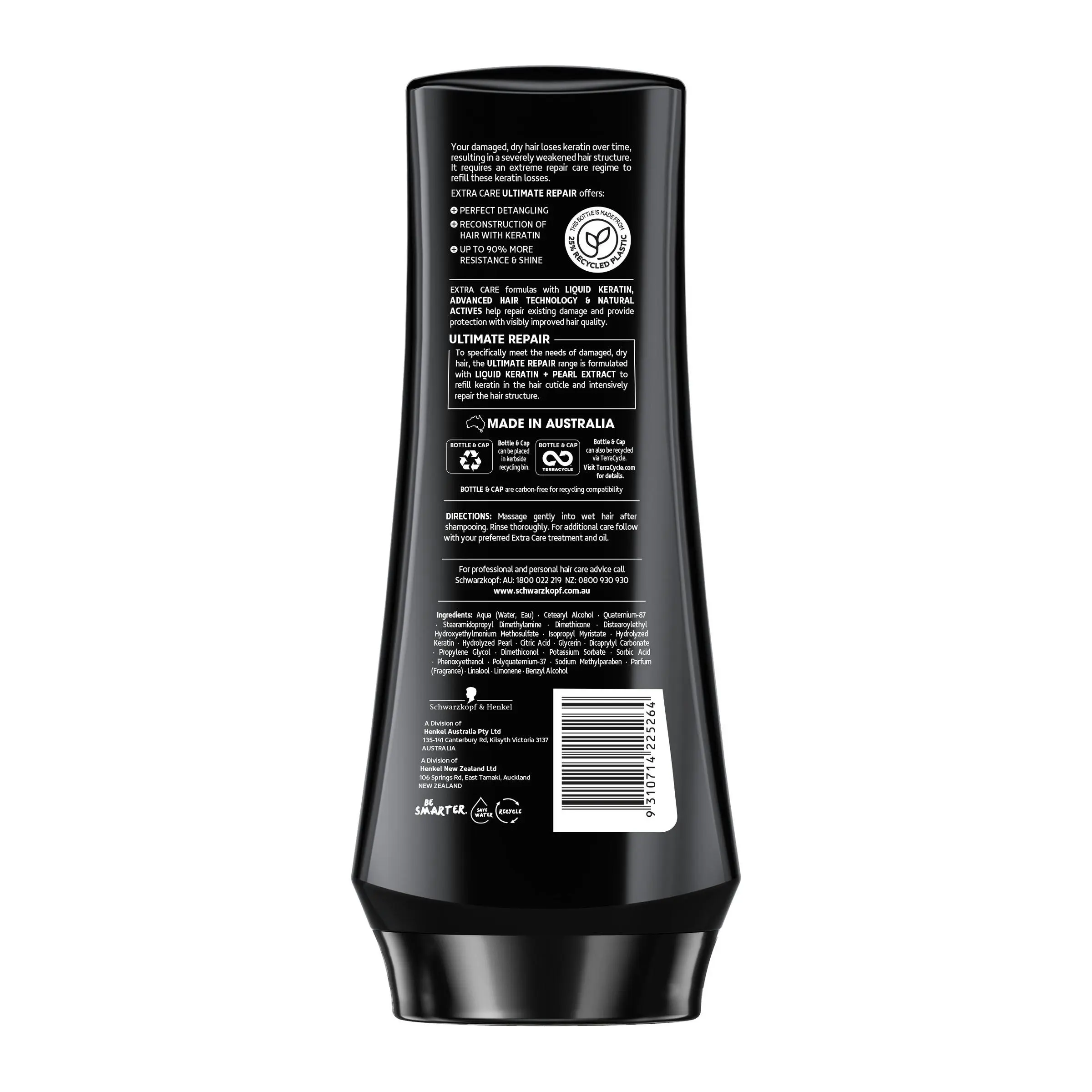 Schwarzkopf Extra Care Ultimate Repair Strengthening Conditioner 400mL