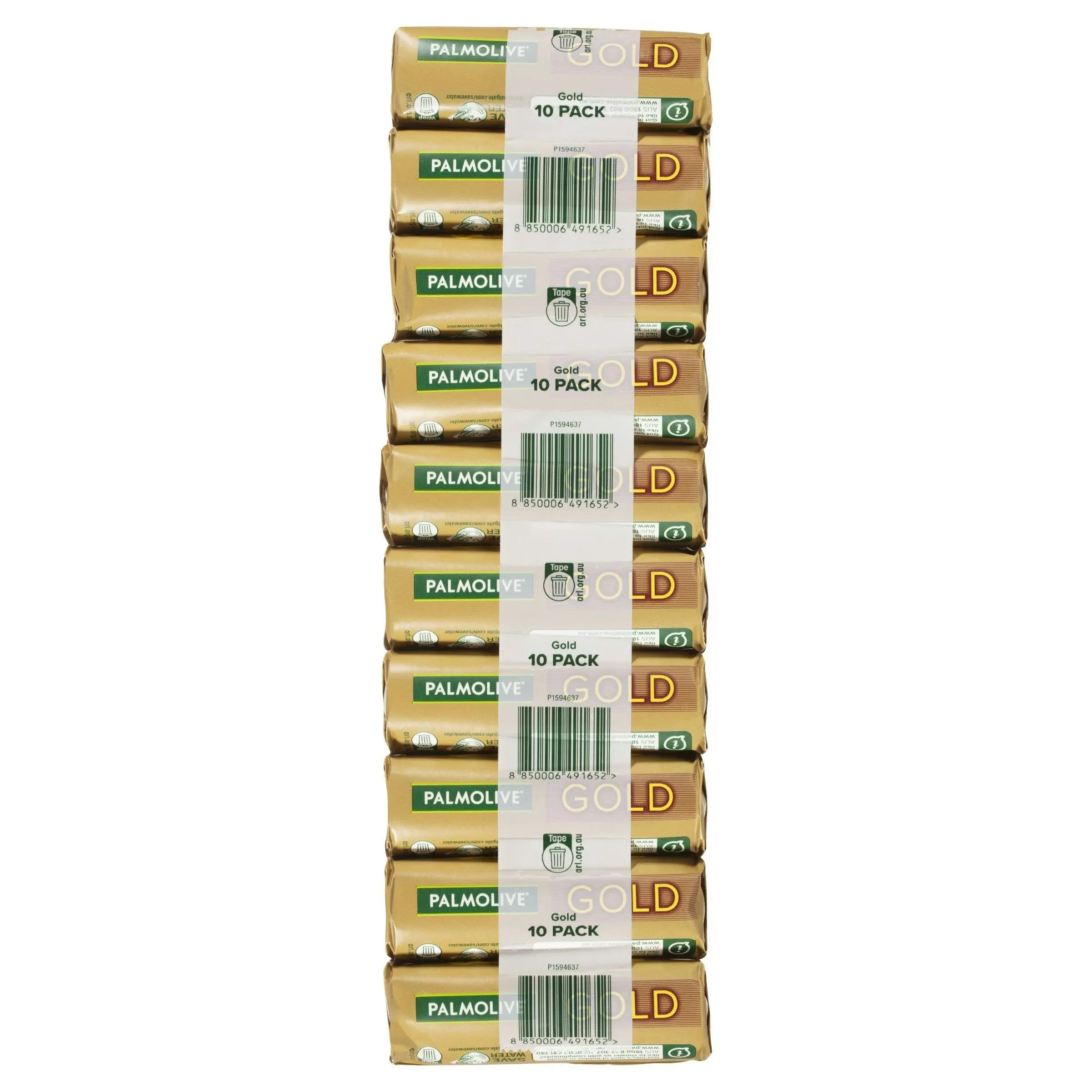 Palmolive Gold Bar Soap Daily Deodorant Protection 10 pack x 90g