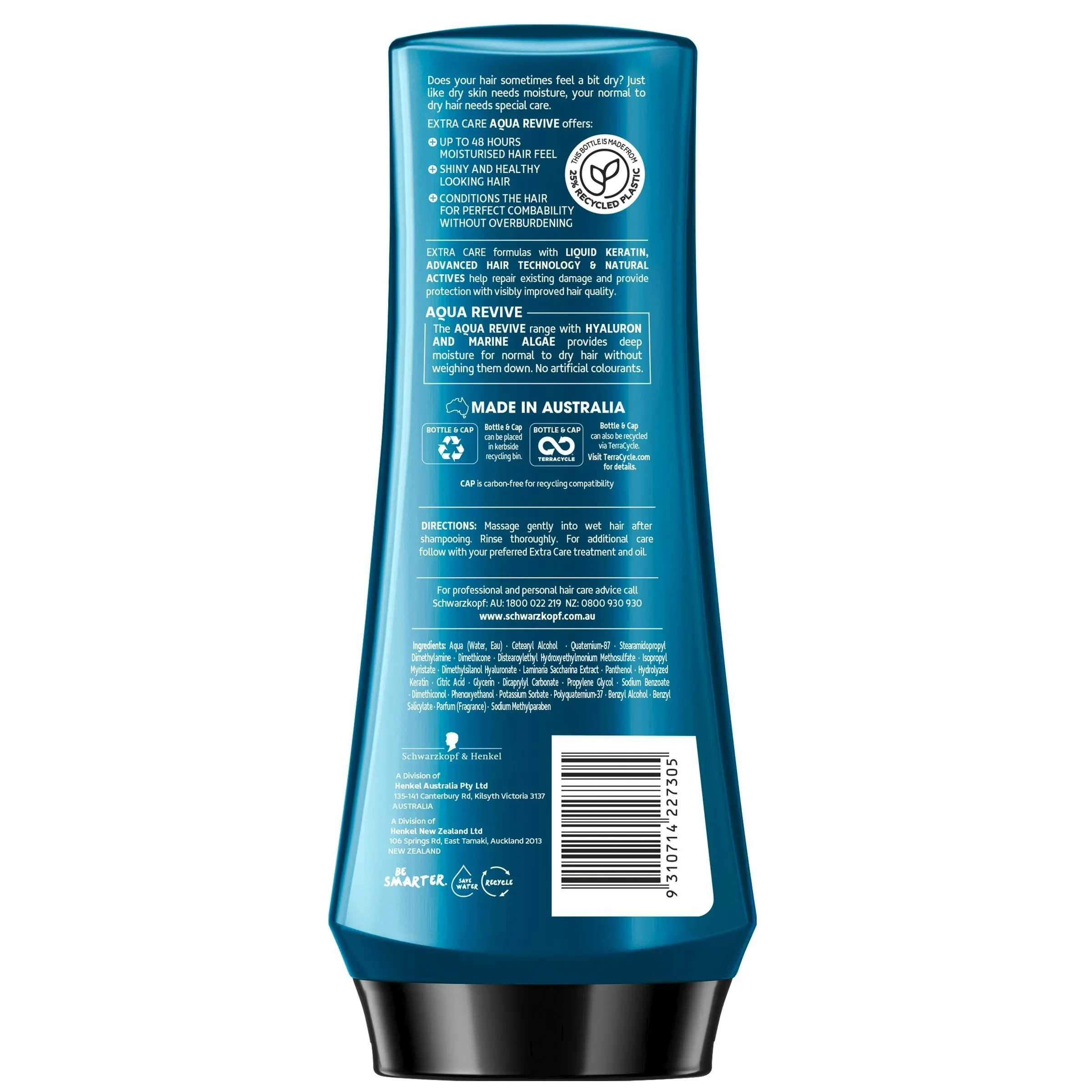 Schwarzkopf Extra Care Aqua Revive Conditioner 400ml