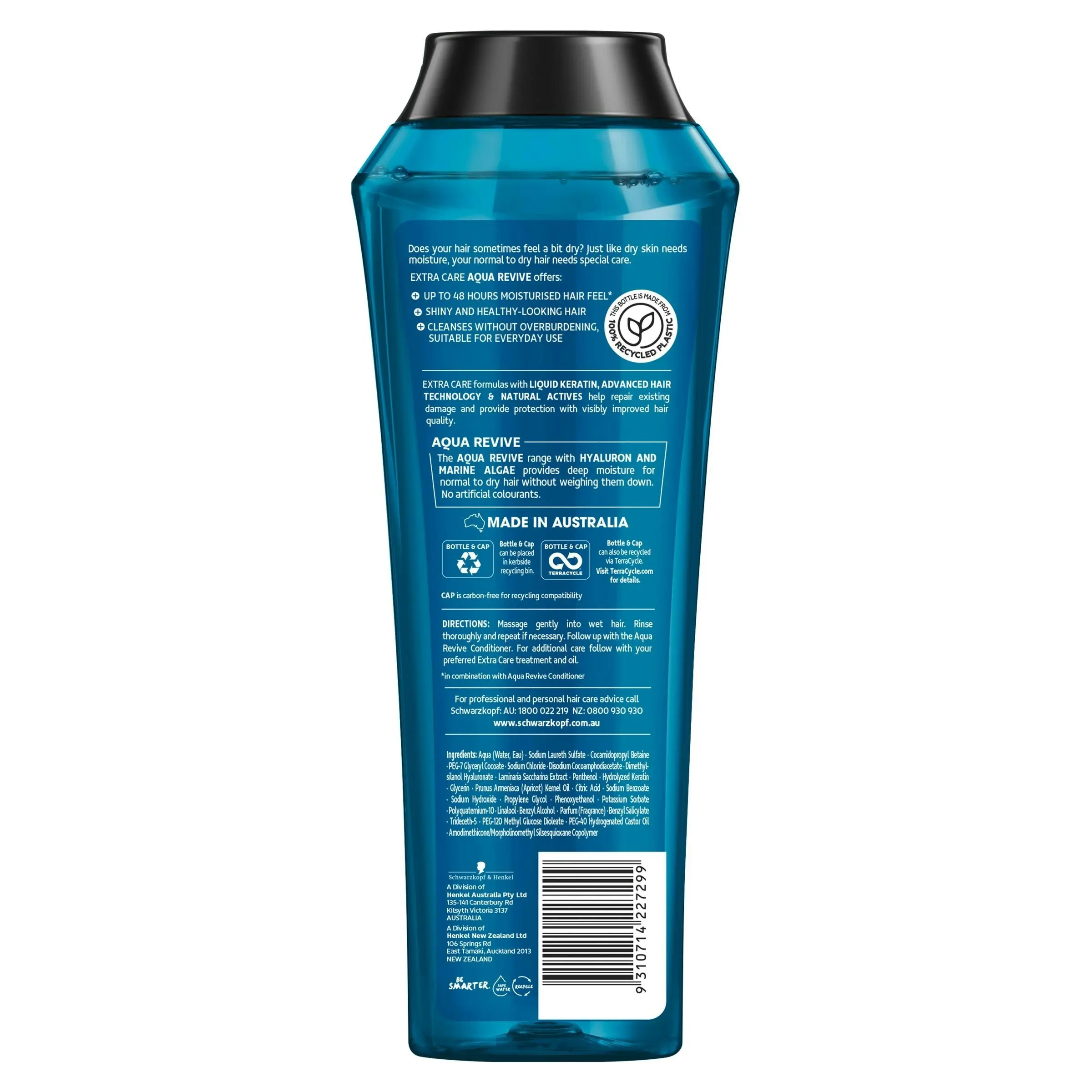 Schwarzkopf Extra Care Aqua Revive Shampoo 400ml