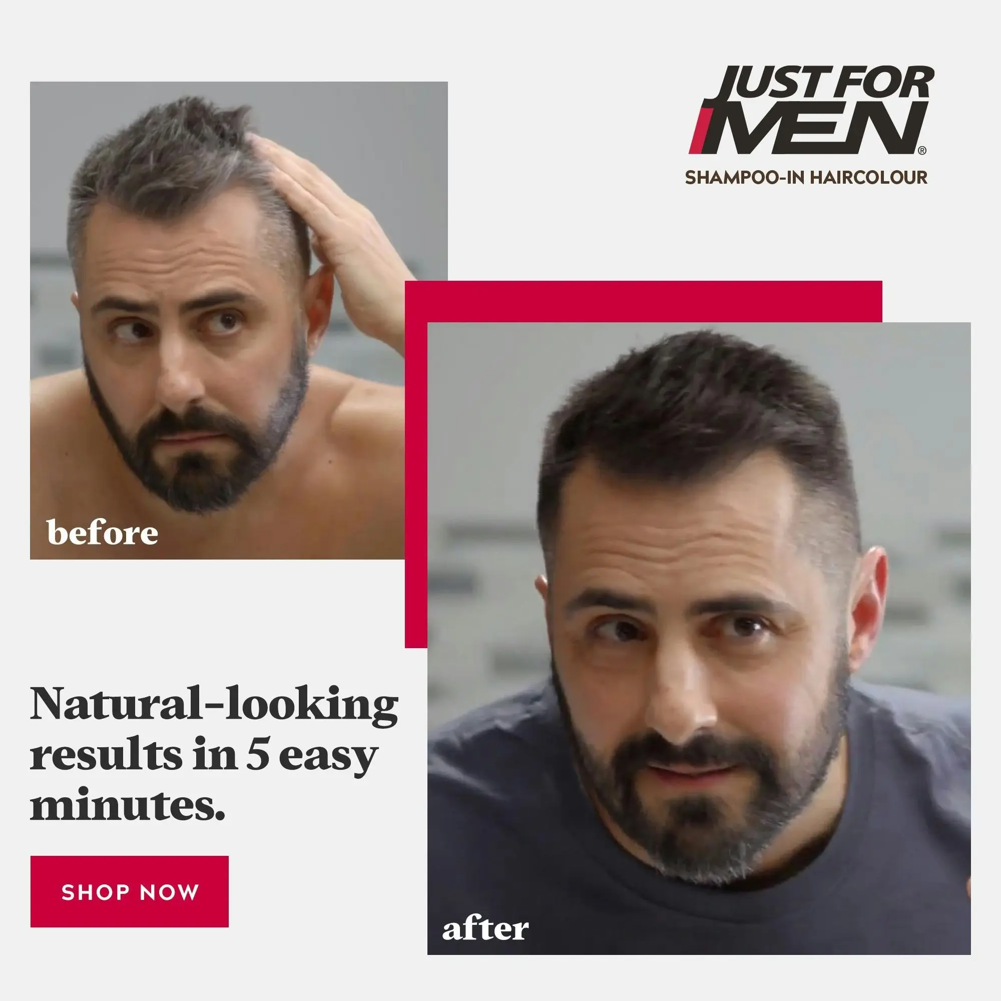 Just For Men Shampoo-In Haircolour 50 Darkest Brown