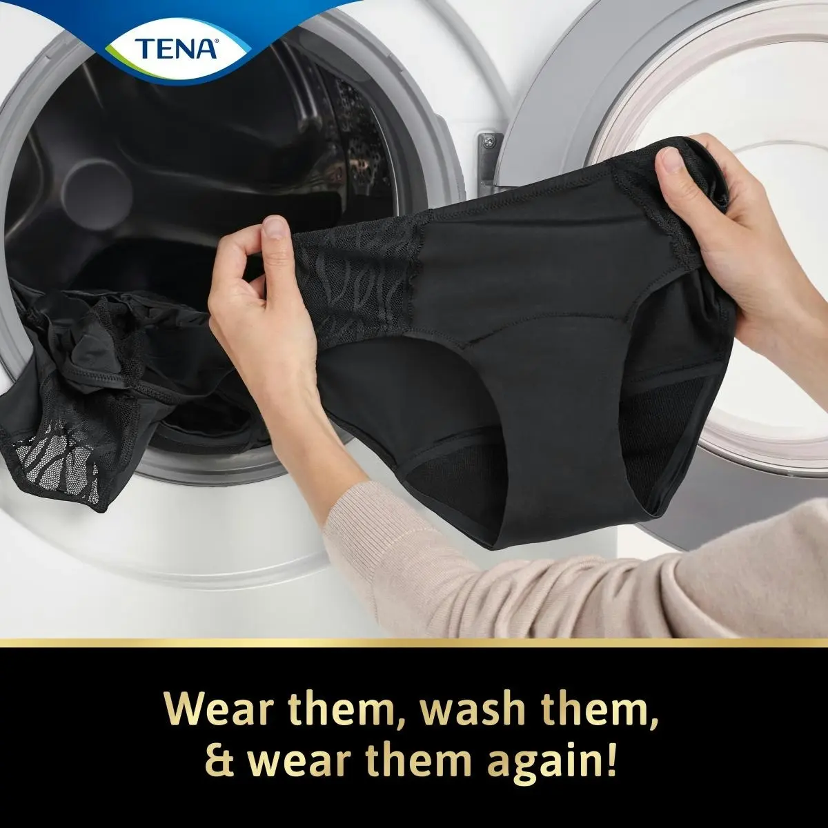 TENA Washable Absorbent Underwear Classic Size 10-12