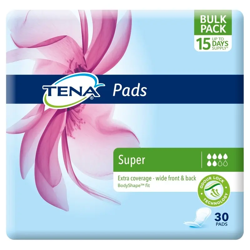 TENA Pads Super 30 Pack