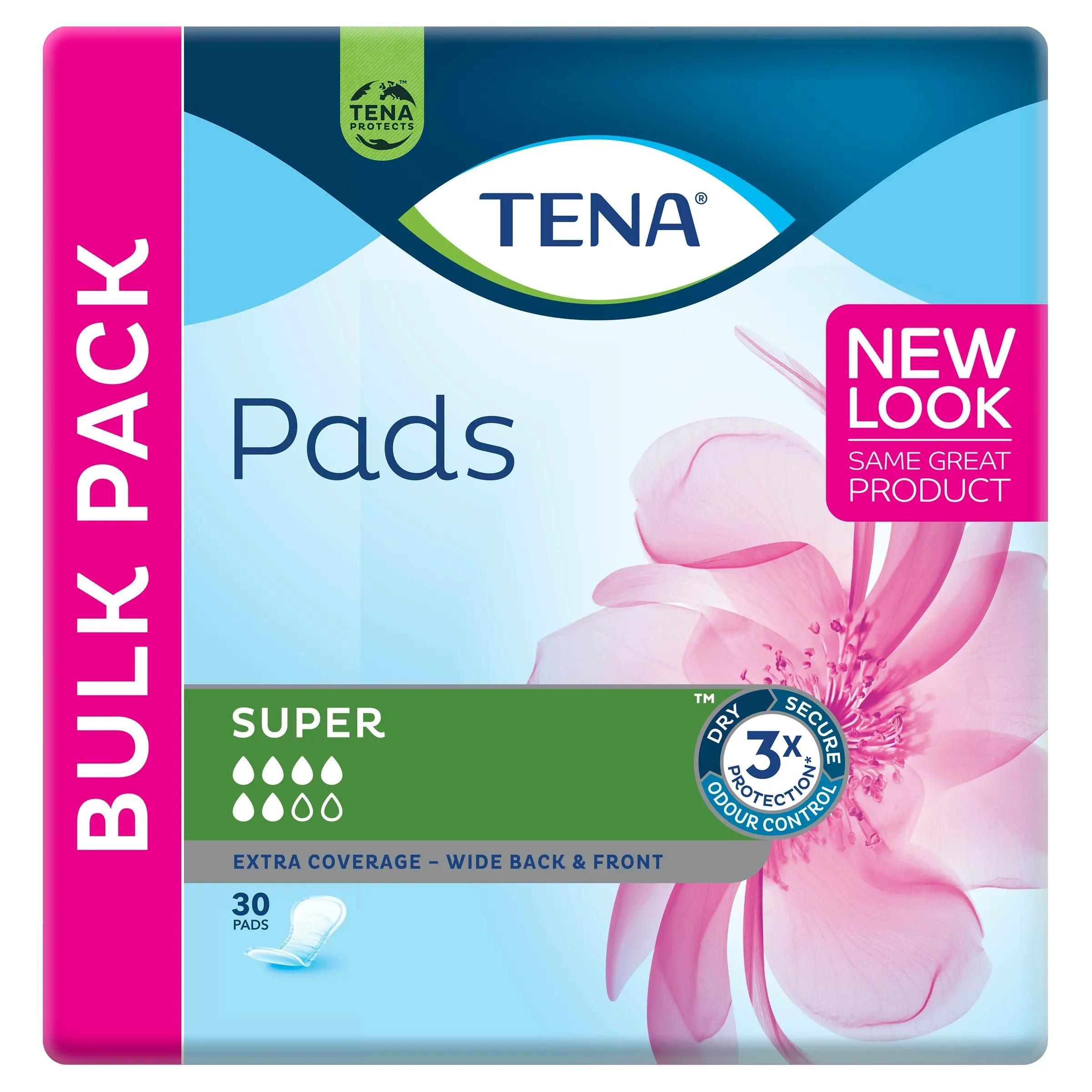 TENA Pads Super 30 Pack