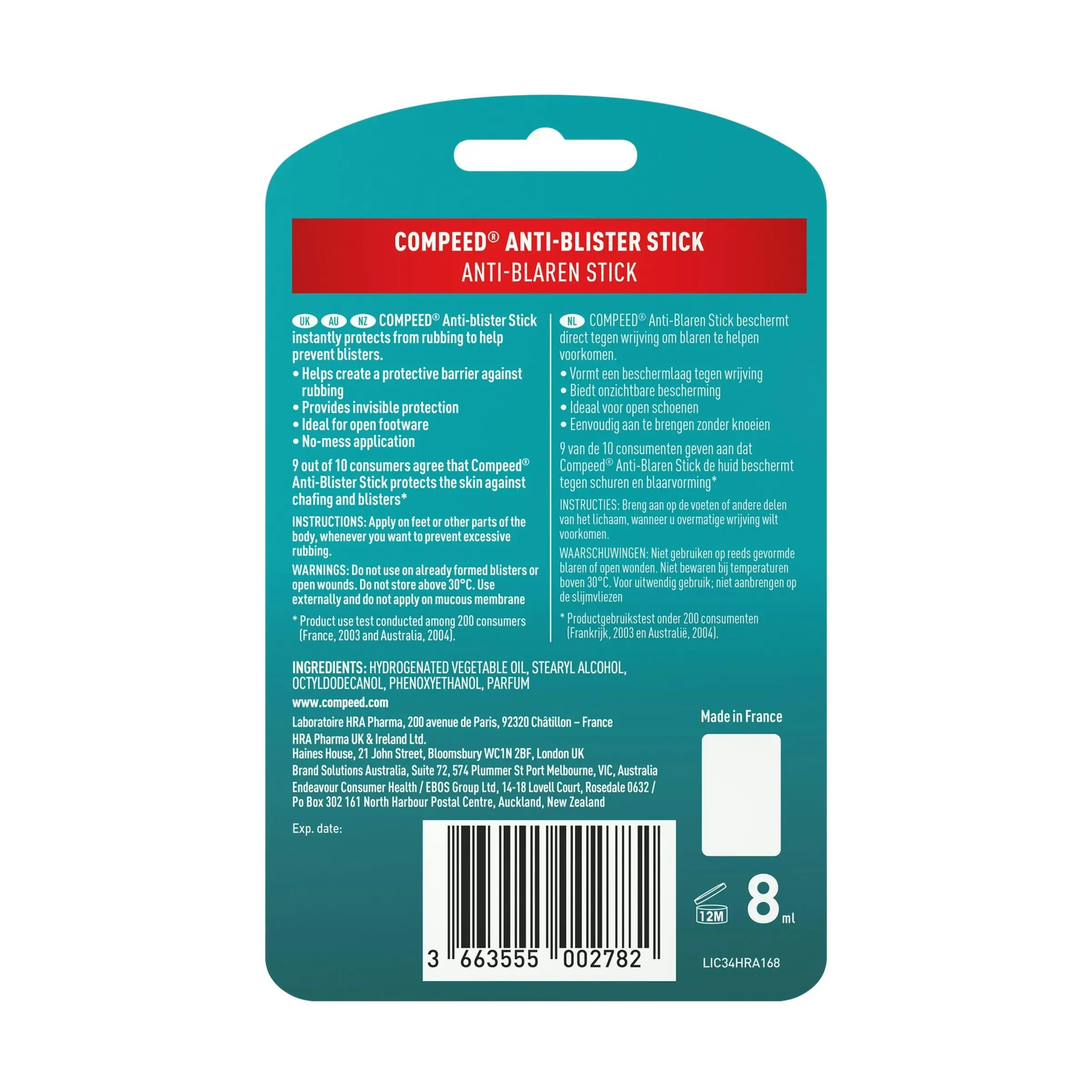 COMPEED Anti-Blister Stick 8ml