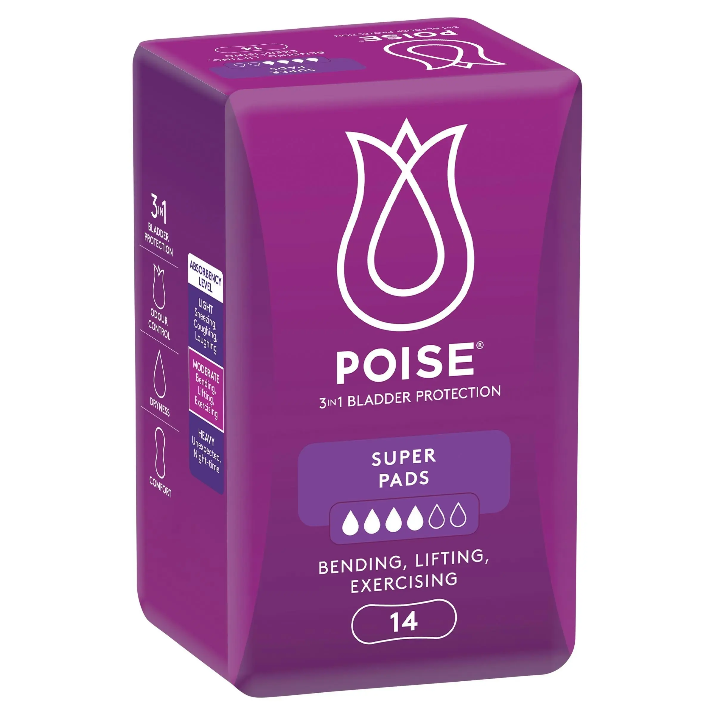 Poise Super Pad 14 Pack