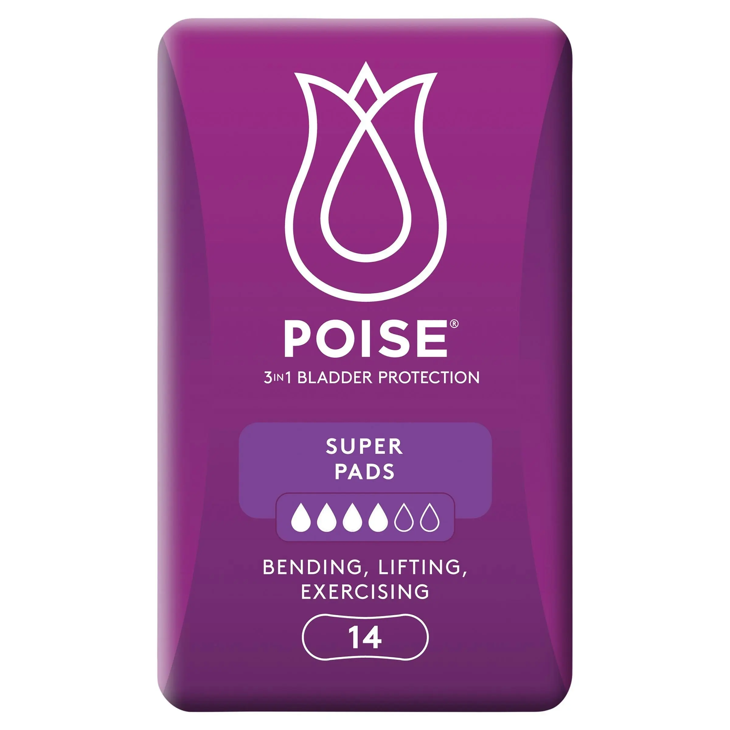 Poise Super Pad 14 Pack