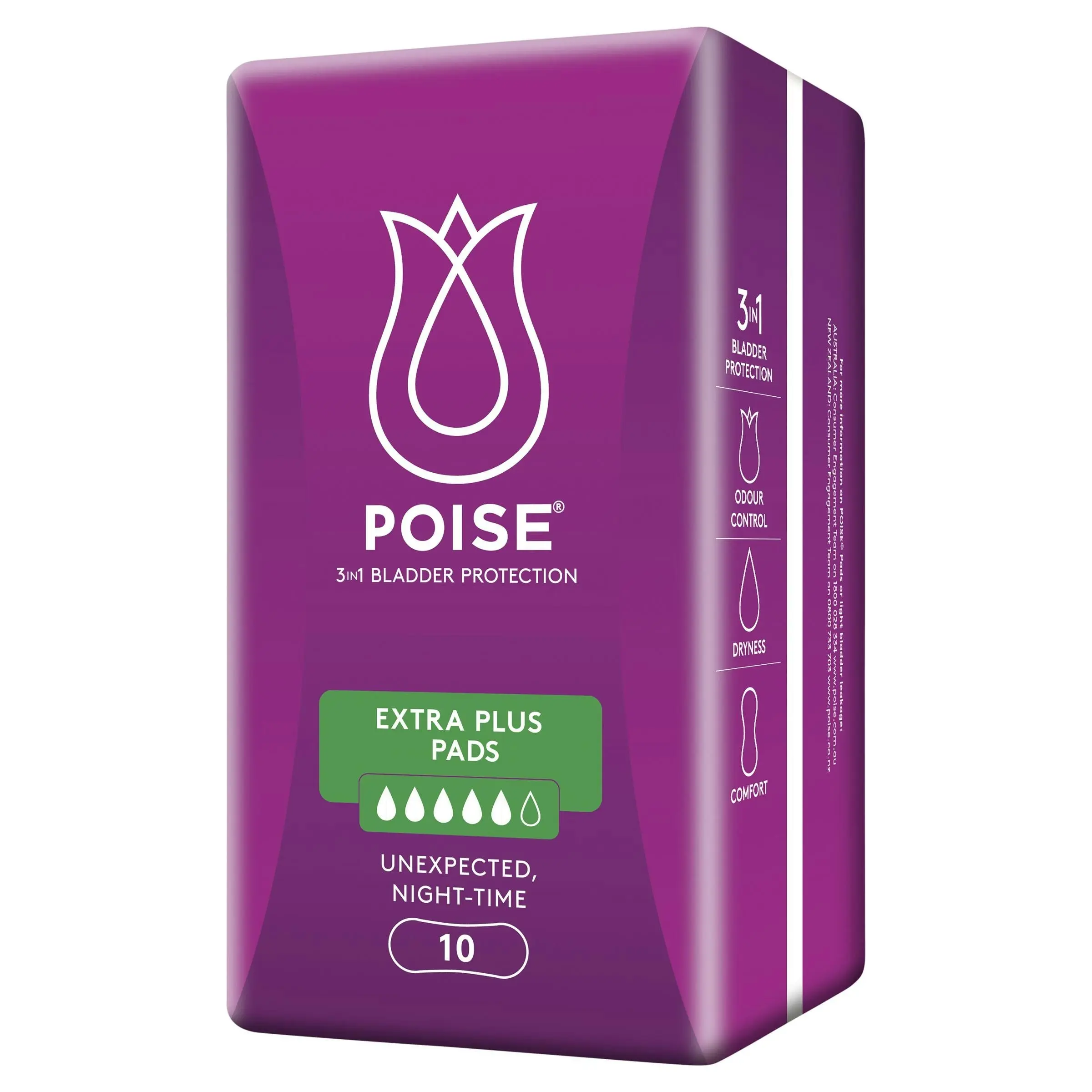 Poise Pads Extra Plus 10 Pack