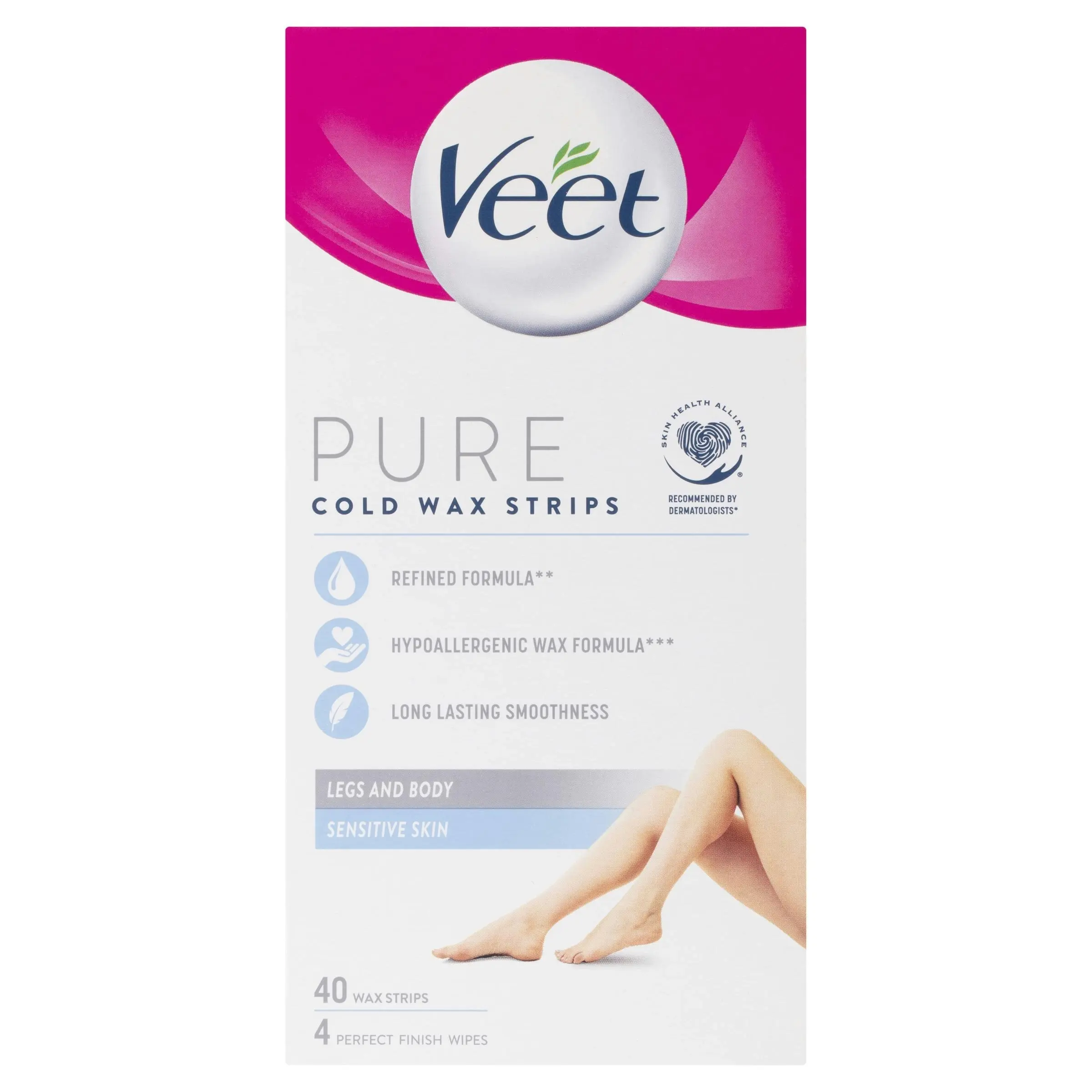 Veet Pure Cold Wax Leg Strips 40