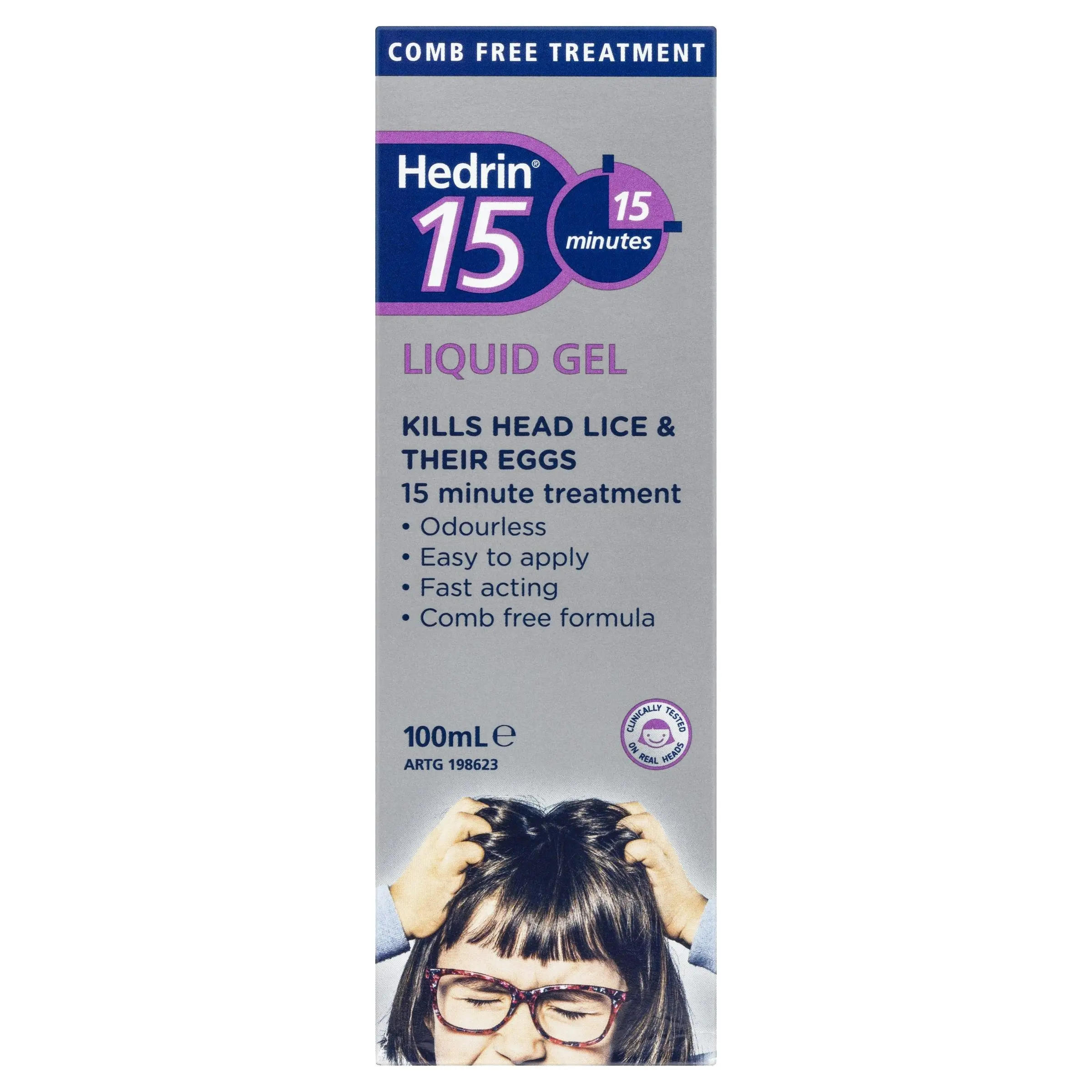 Hedrin 15 Liquid Gel Lice Treatment 100mL