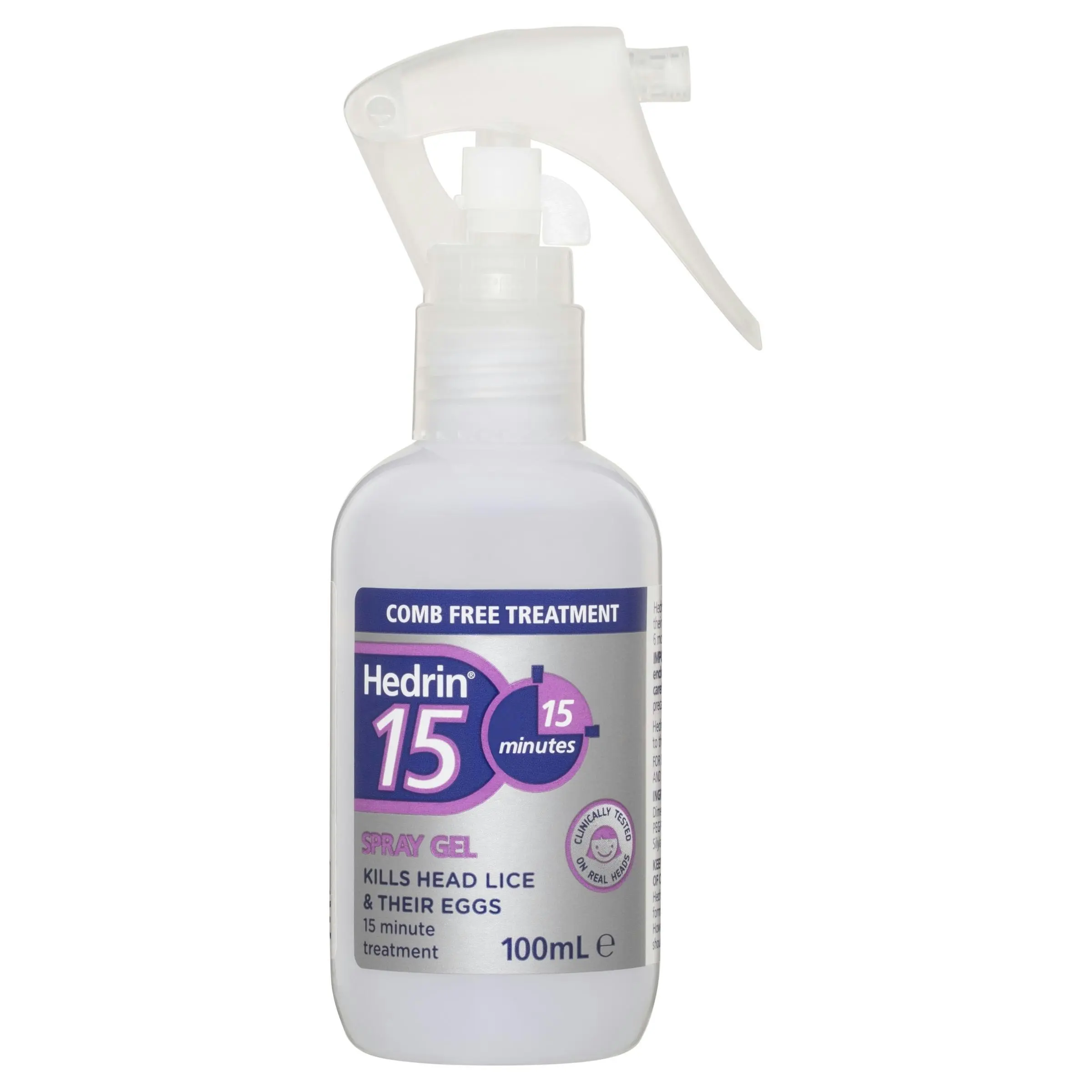 Hedrin 15 Spray Gel Lice Treatment 100mL