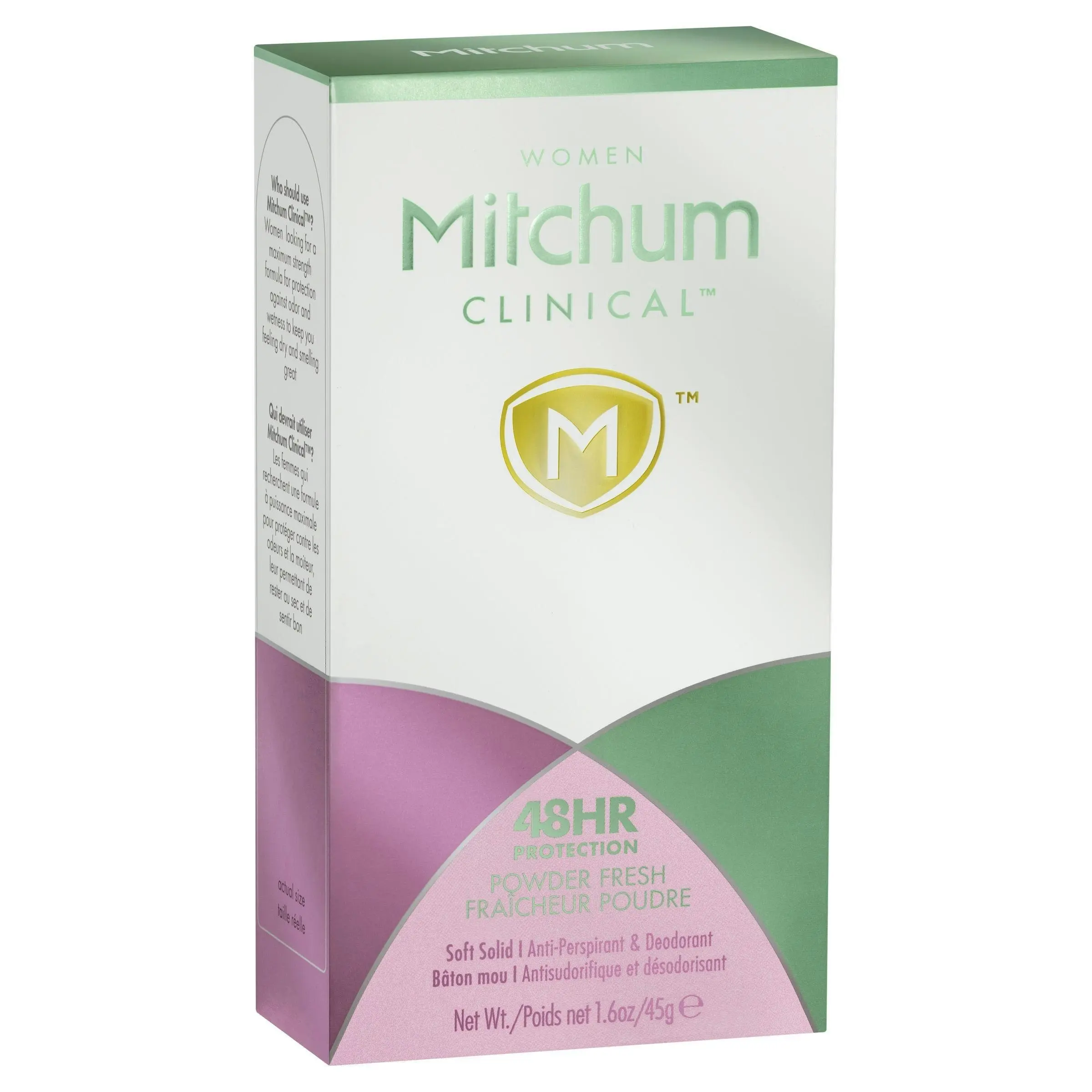 Mitchum Women Clinical Deodorant Stick Powder Fresh 45g