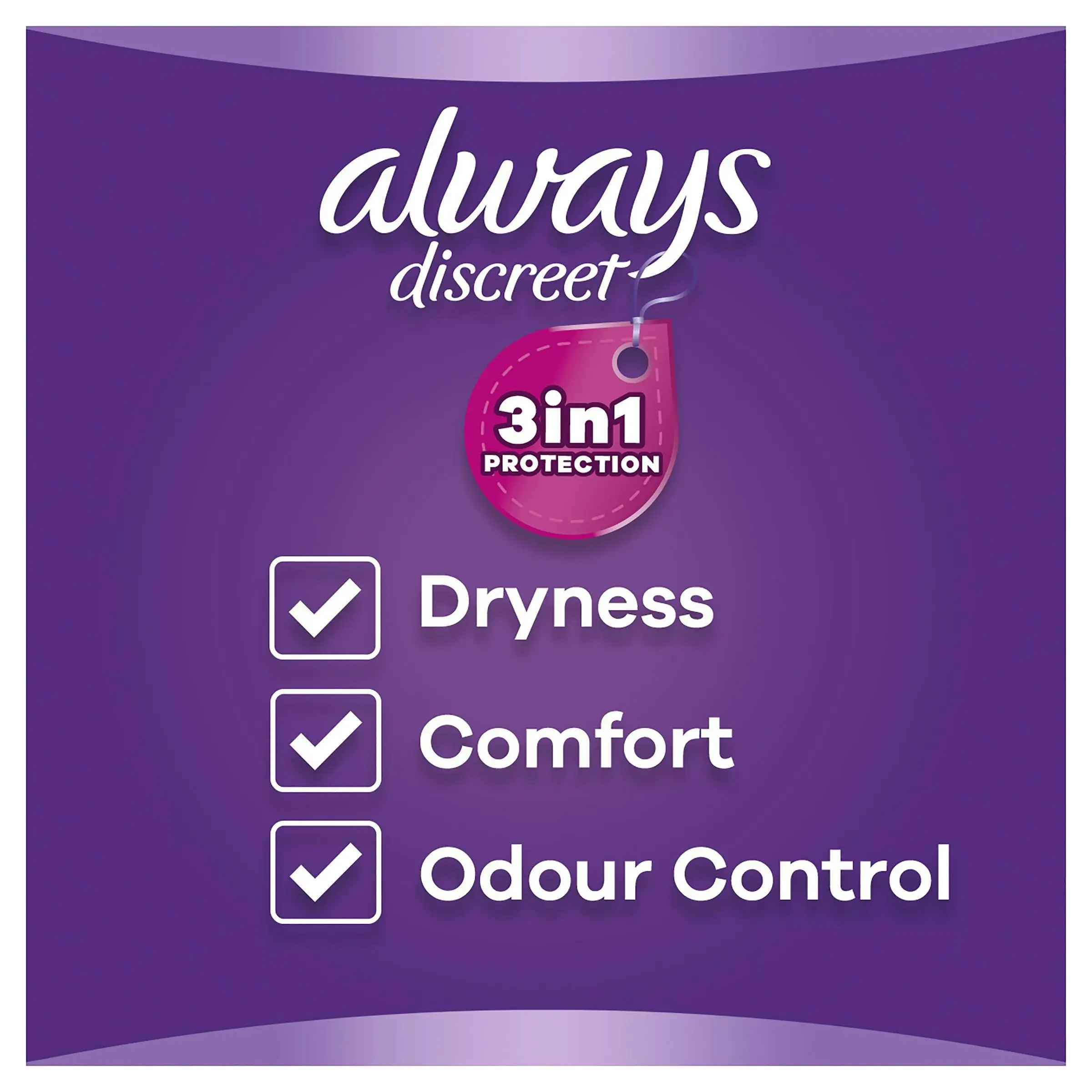 Always Discreet Underwear 8 Plus Pants Large