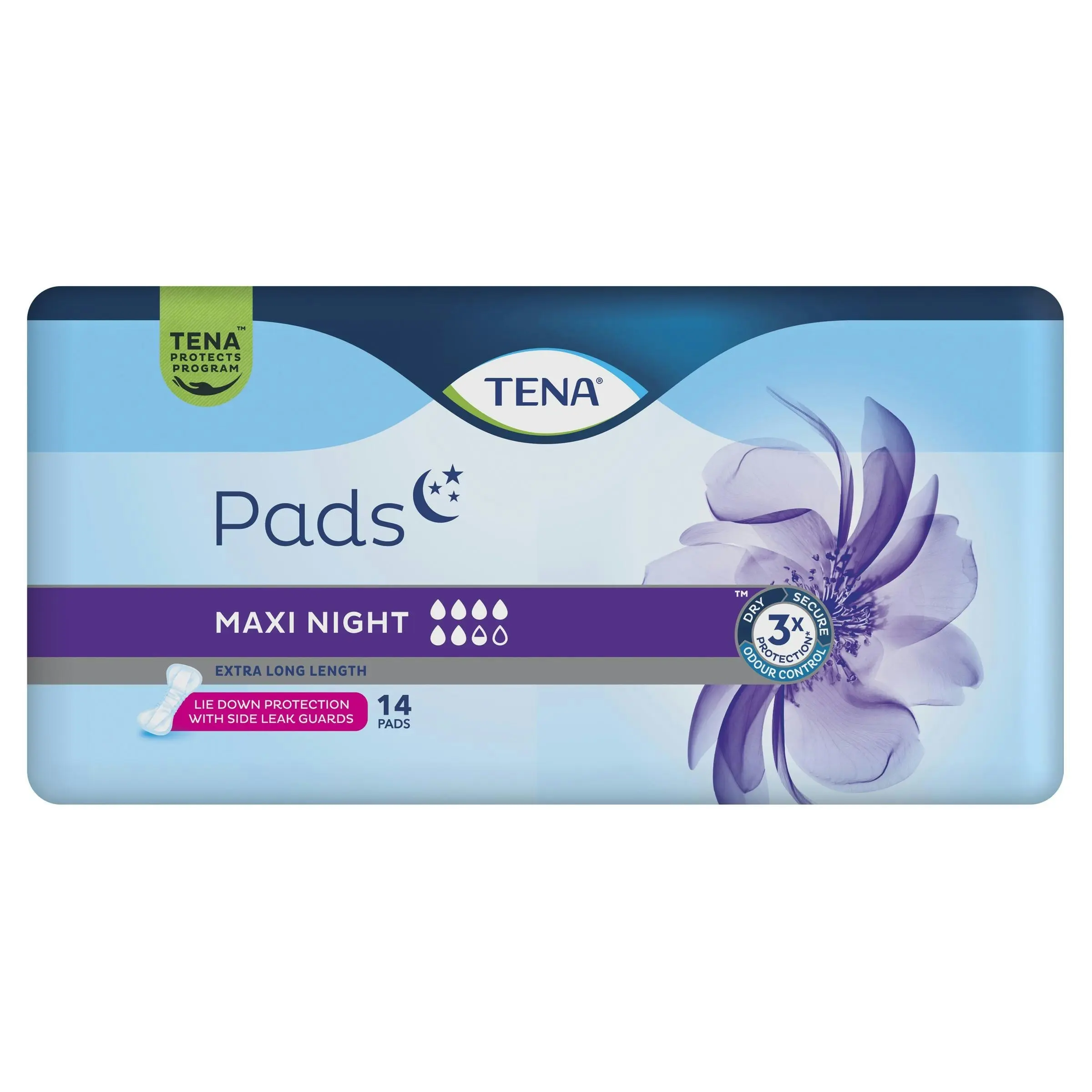 TENA Pads Maxi Night 14 Pack