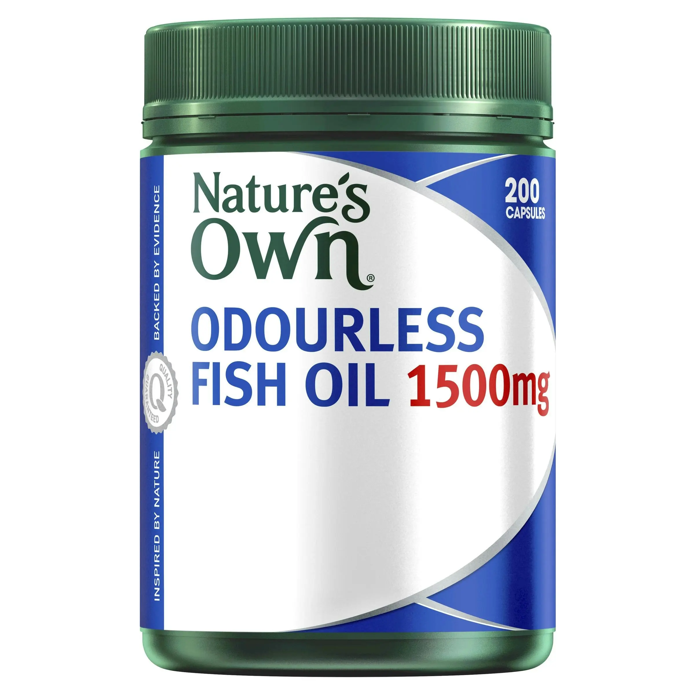 Nature's Own Odourless Fish Oil 1500Mg 200 Capsules