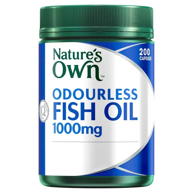 Nature's Own Odourless Fish Oil 1000Mg 200 Capsules