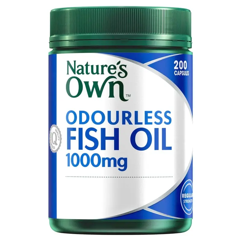 Nature's Own Odourless Fish Oil 1000Mg 200 Capsules