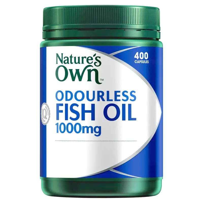 Nature's Own Odourless Fish Oil 1000Mg 400 Capsules