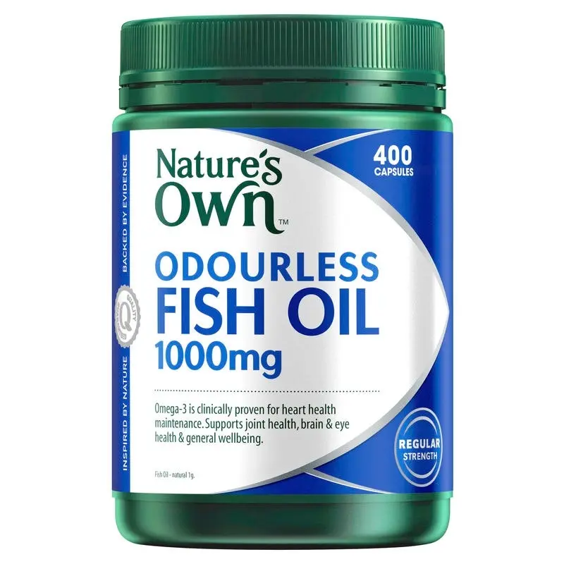 Nature's Own Odourless Fish Oil 1000Mg 400 Capsules