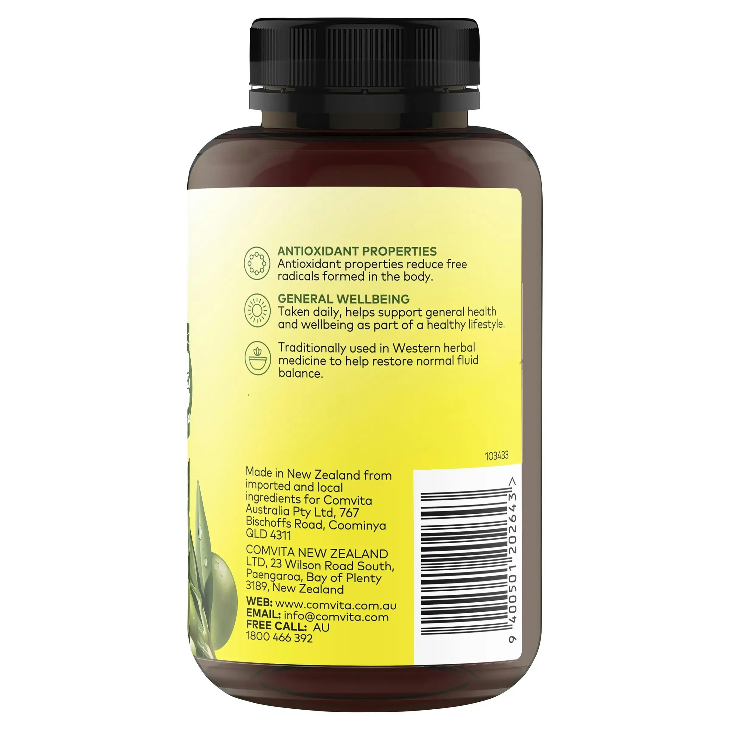 Comvita Olive Leaf Extract High Strength Capsules 120