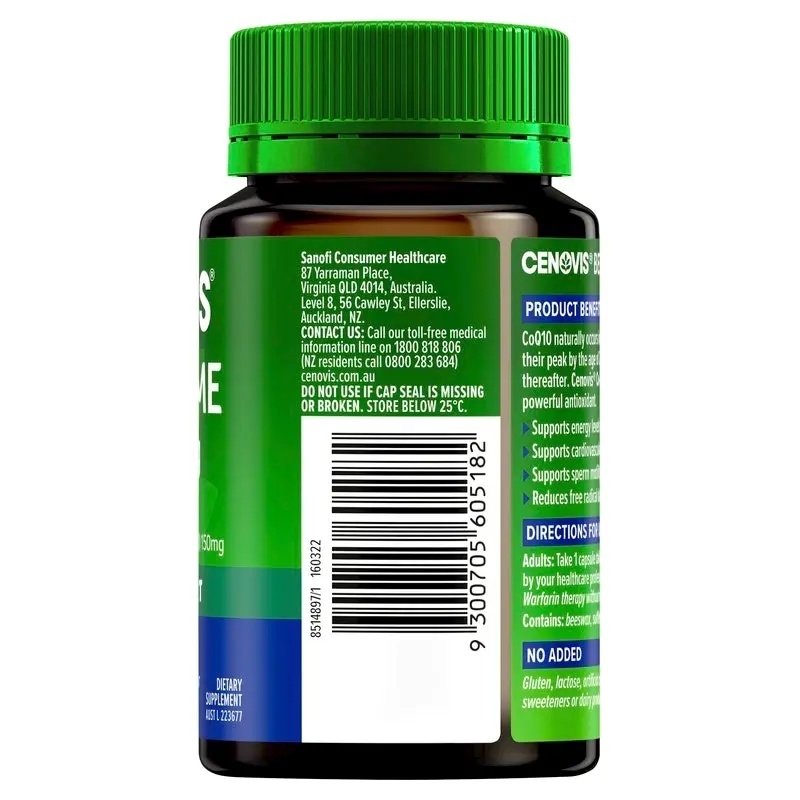 Cenovis Coenzyme Q10 150mg 90 Capsules