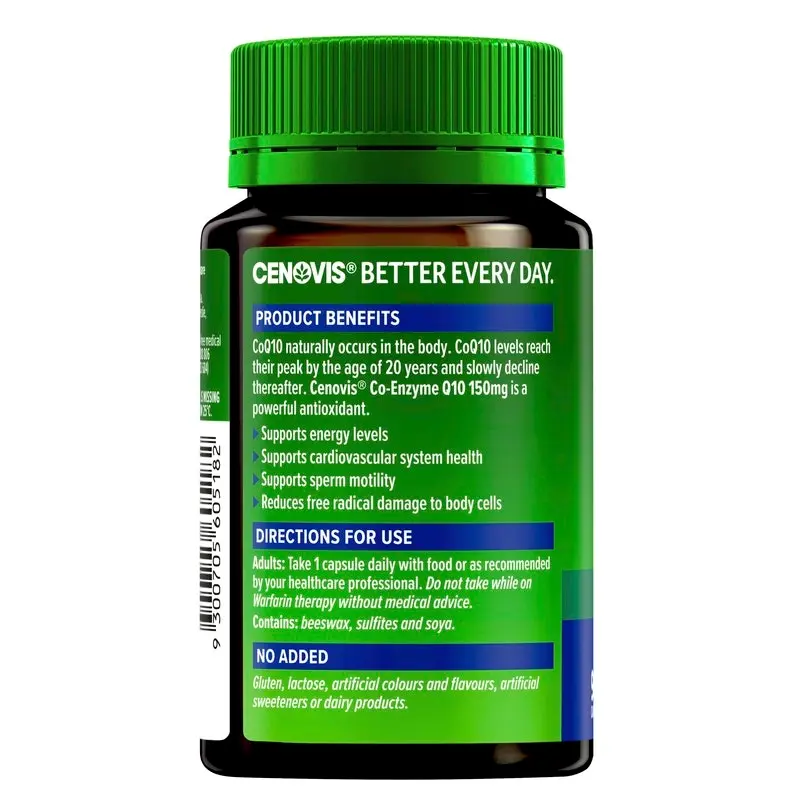 Cenovis Coenzyme Q10 150mg 90 Capsules