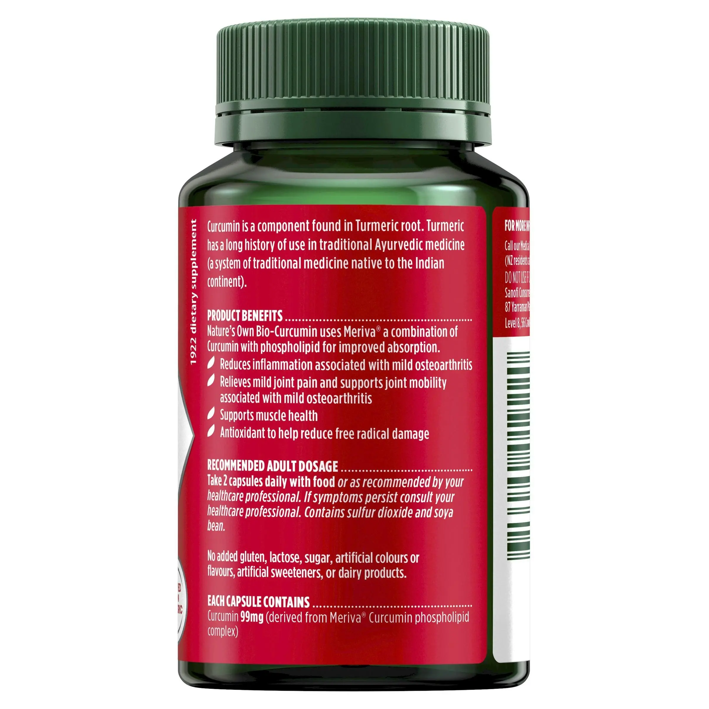 Nature's Own Bio-Curcumin 550Mg 60 Capsules