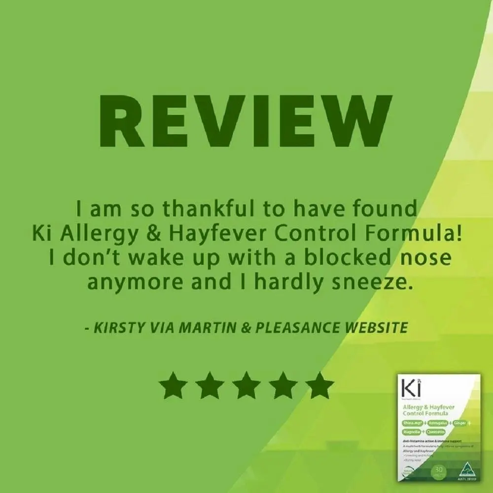 Ki Allergy & Hayfever Control Formula 60 Tablets