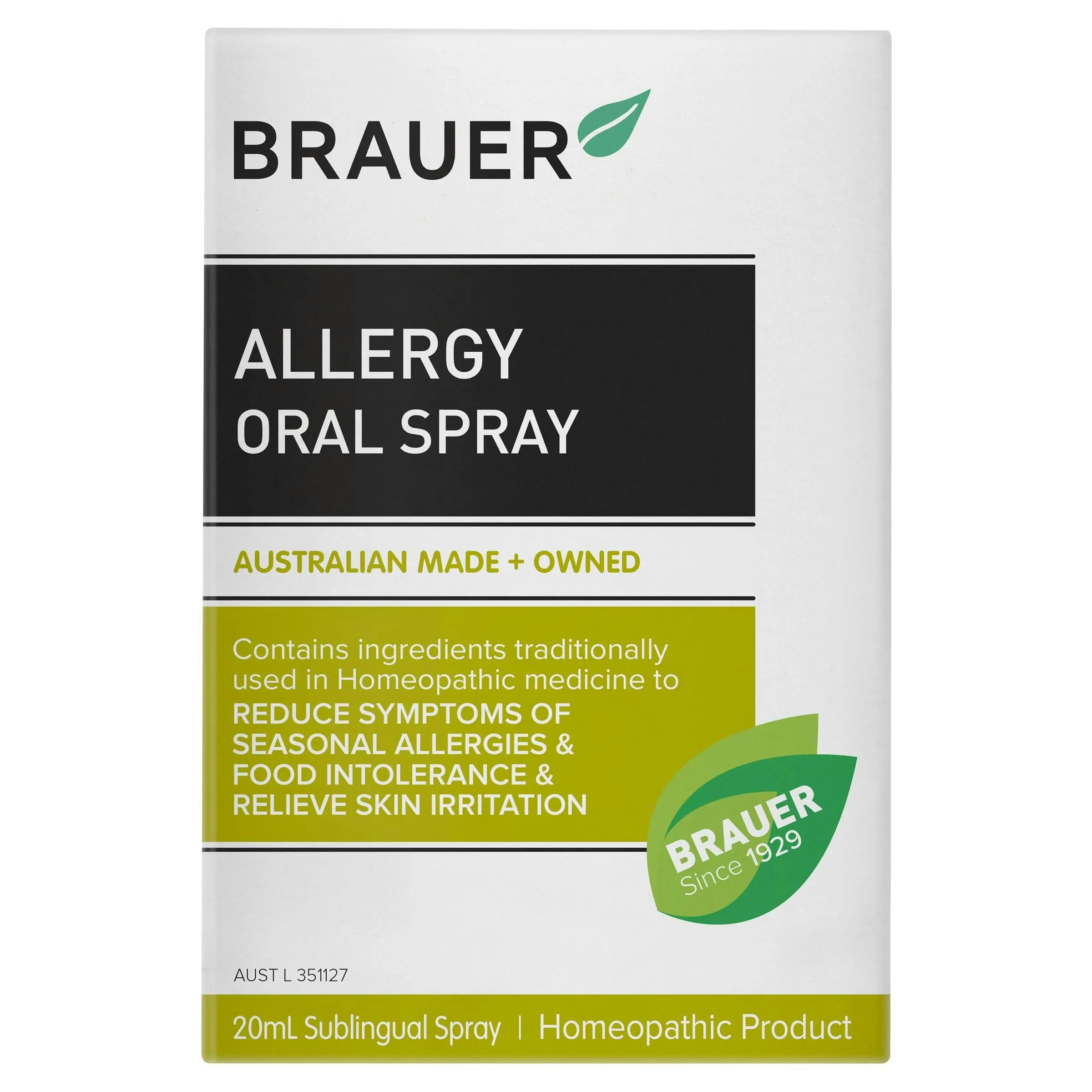 Brauer Allergy Oral Spray 20mL