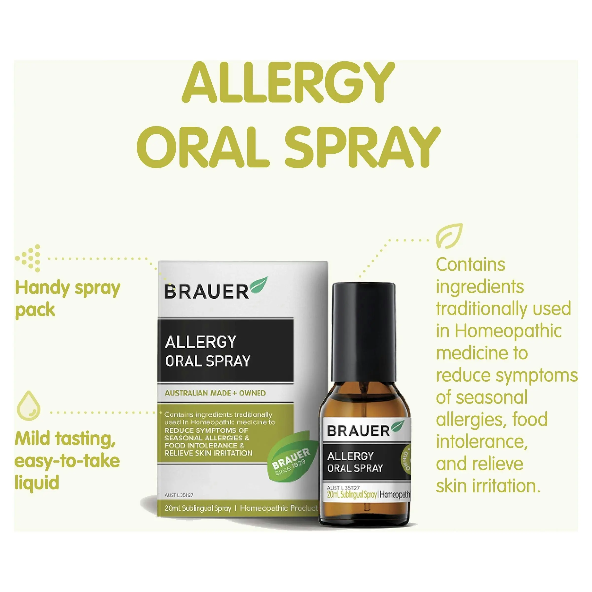 Brauer Allergy Oral Spray 20mL